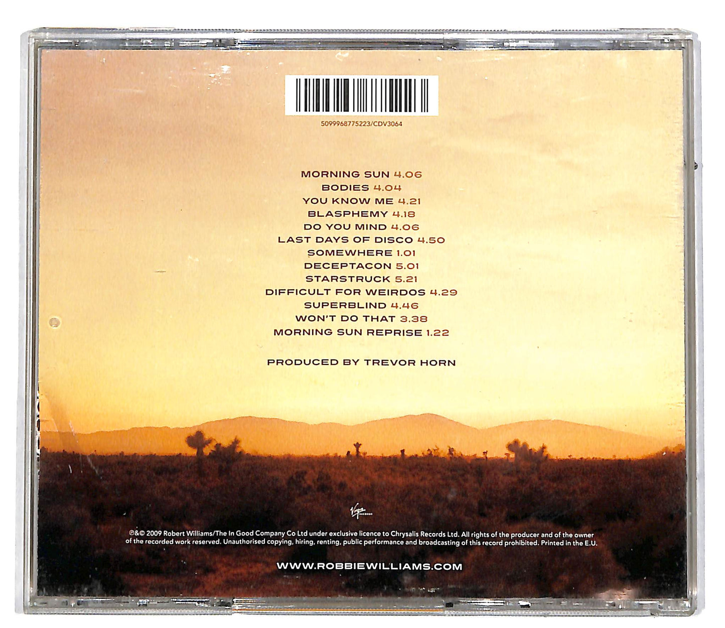 EBOND Robbie Williams - Reality Killed The Video Star CD CD036105