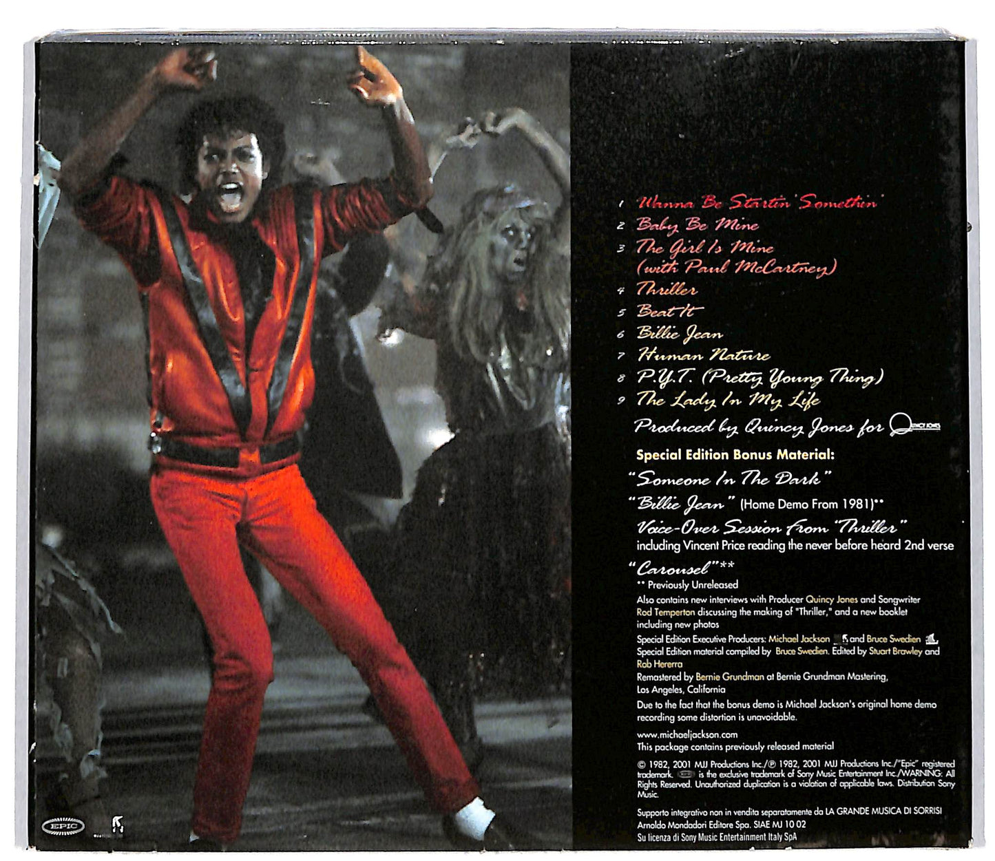 EBOND Micheal Jackson - Thriller EDITORIALE CD CD036115