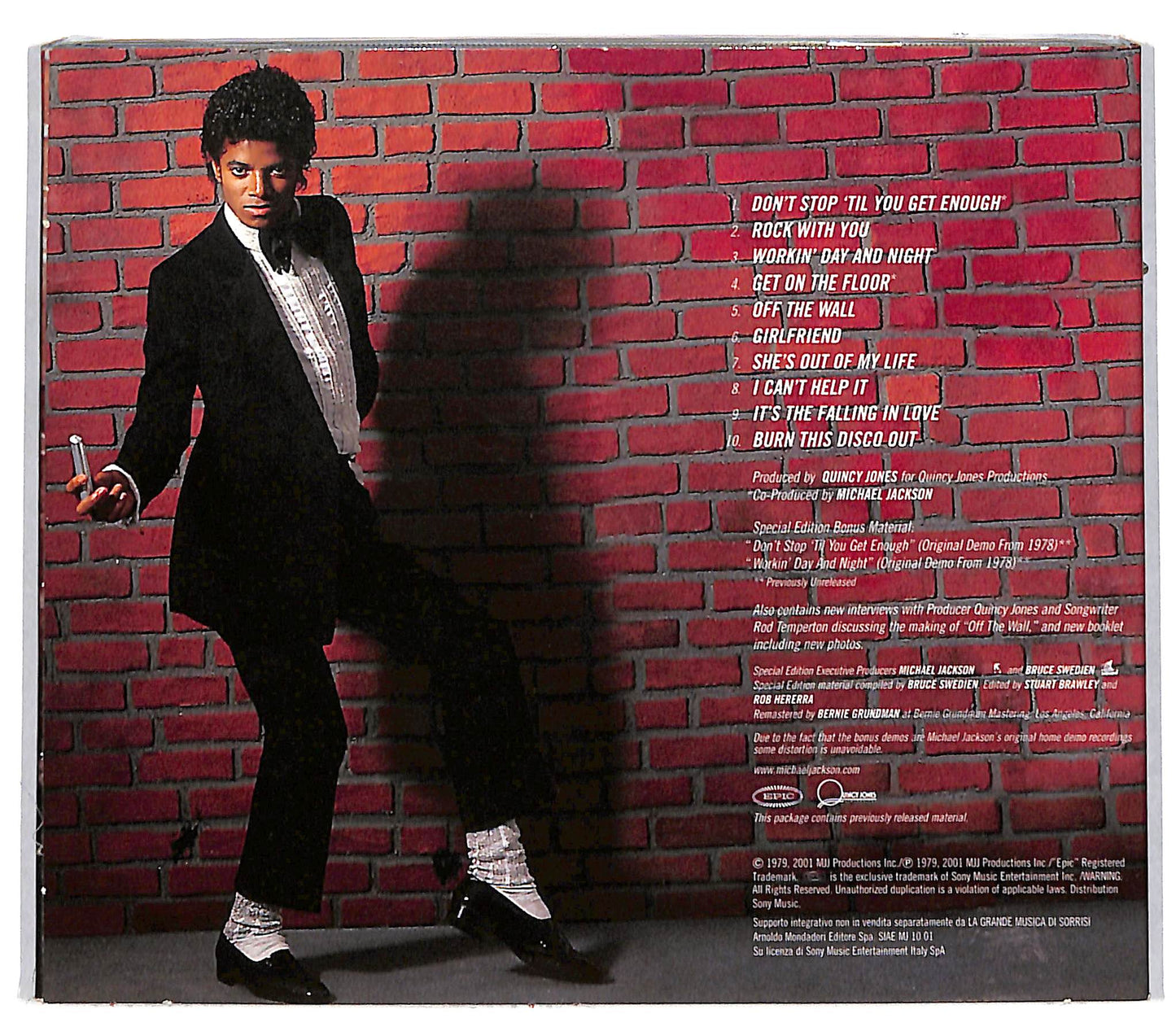 EBOND Michael Jackson - Off The Wall EDITORIALE CD CD036117