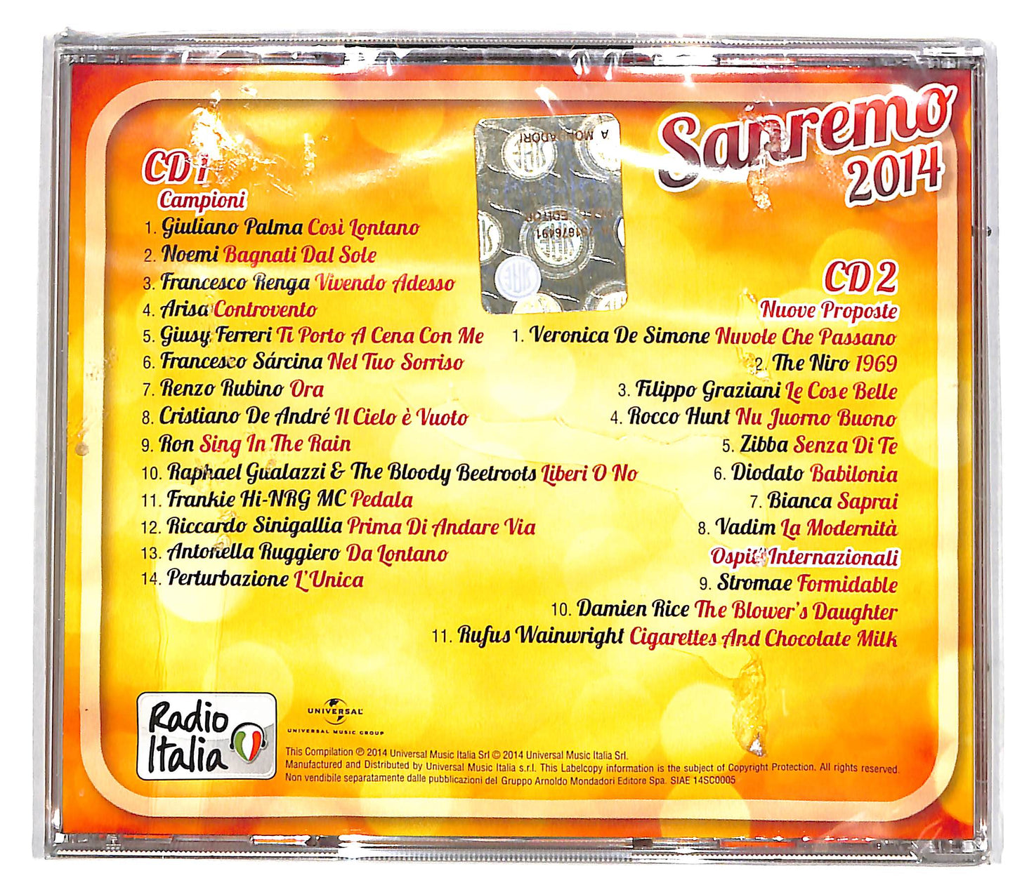 EBOND Various - Sanremo 2014 EDITORIALE CD CD036124