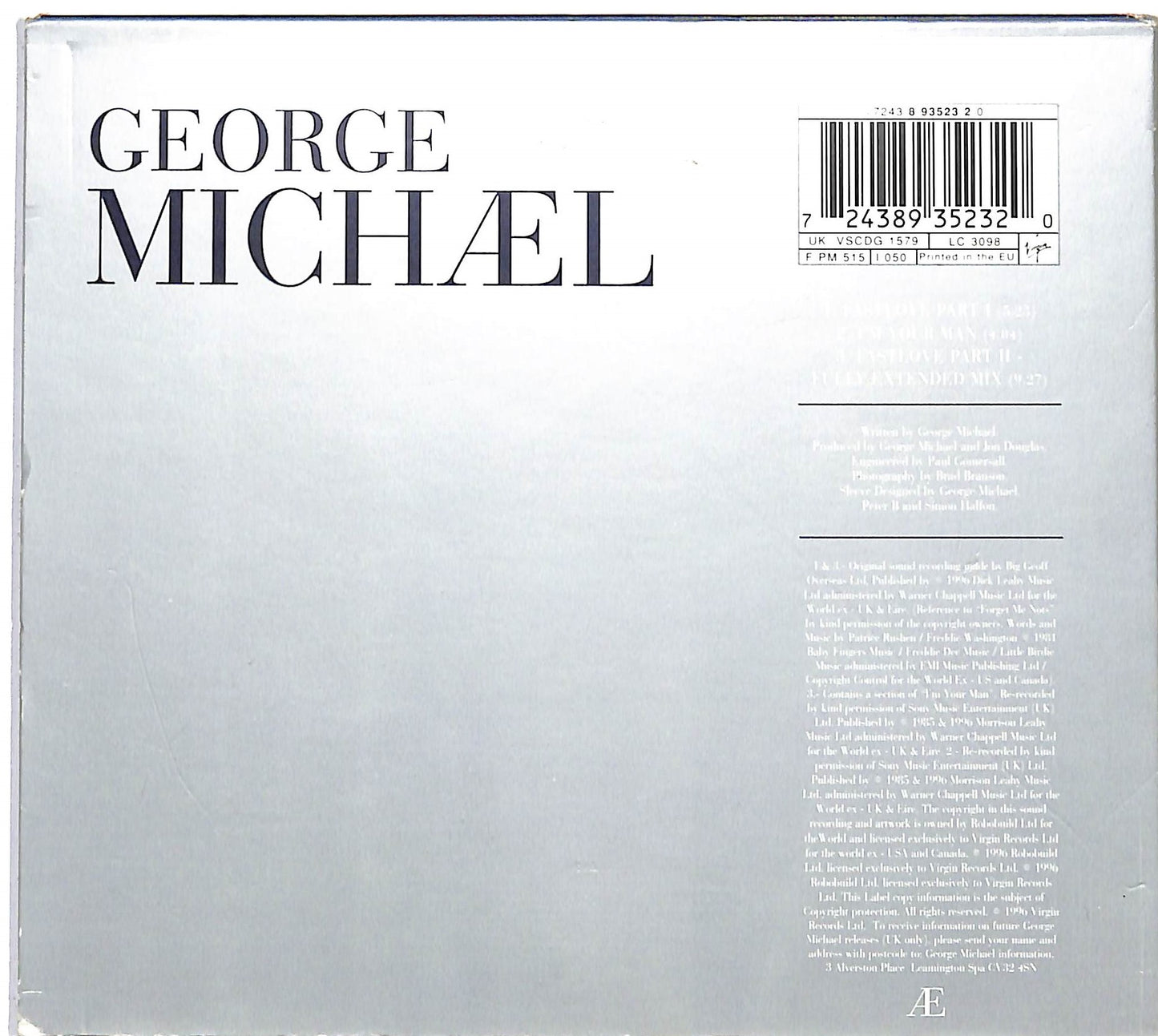 EBOND George Michael - Fastlove Digipak CD CD036301