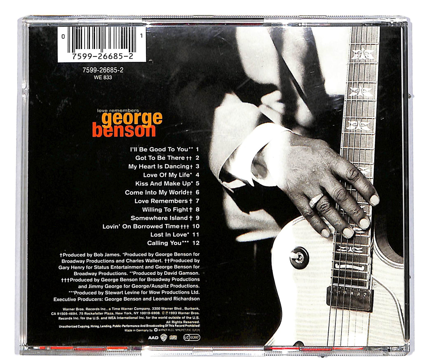 EBOND George Benson - Love Remembers CD CD036304