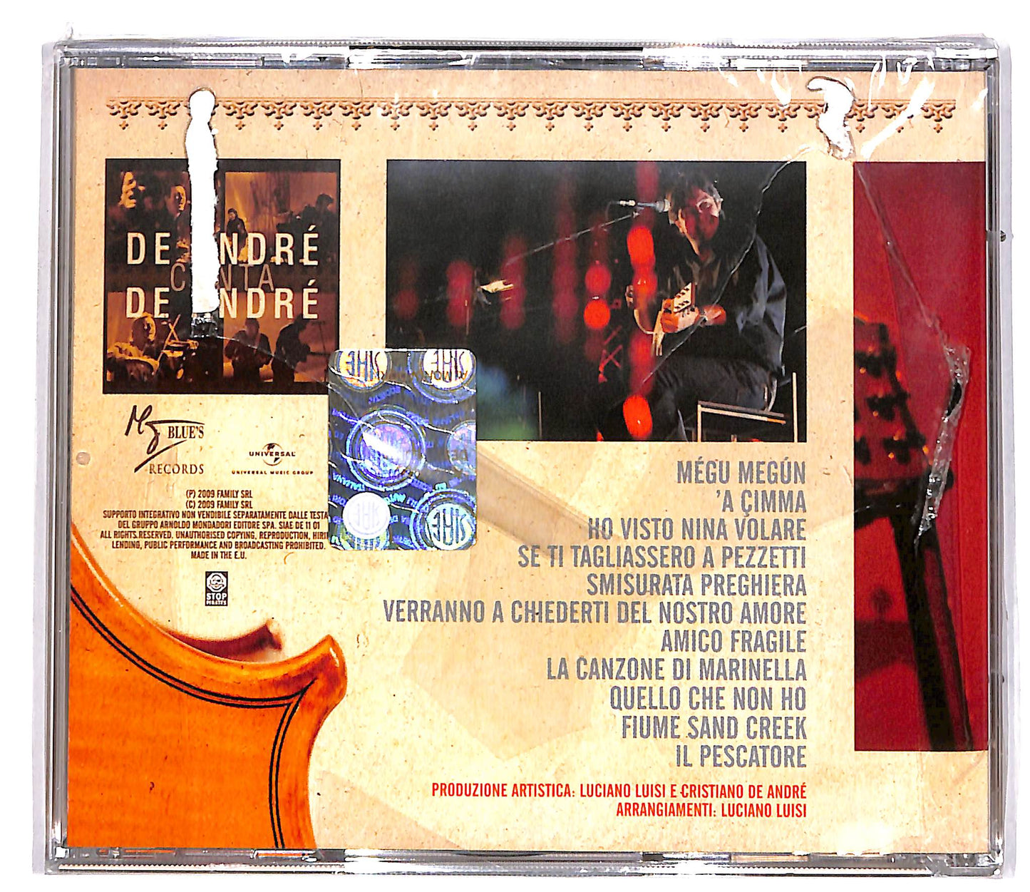 EBOND Cristiano De Andre - De Andre Canta De Andre cd+ dvd CD036310