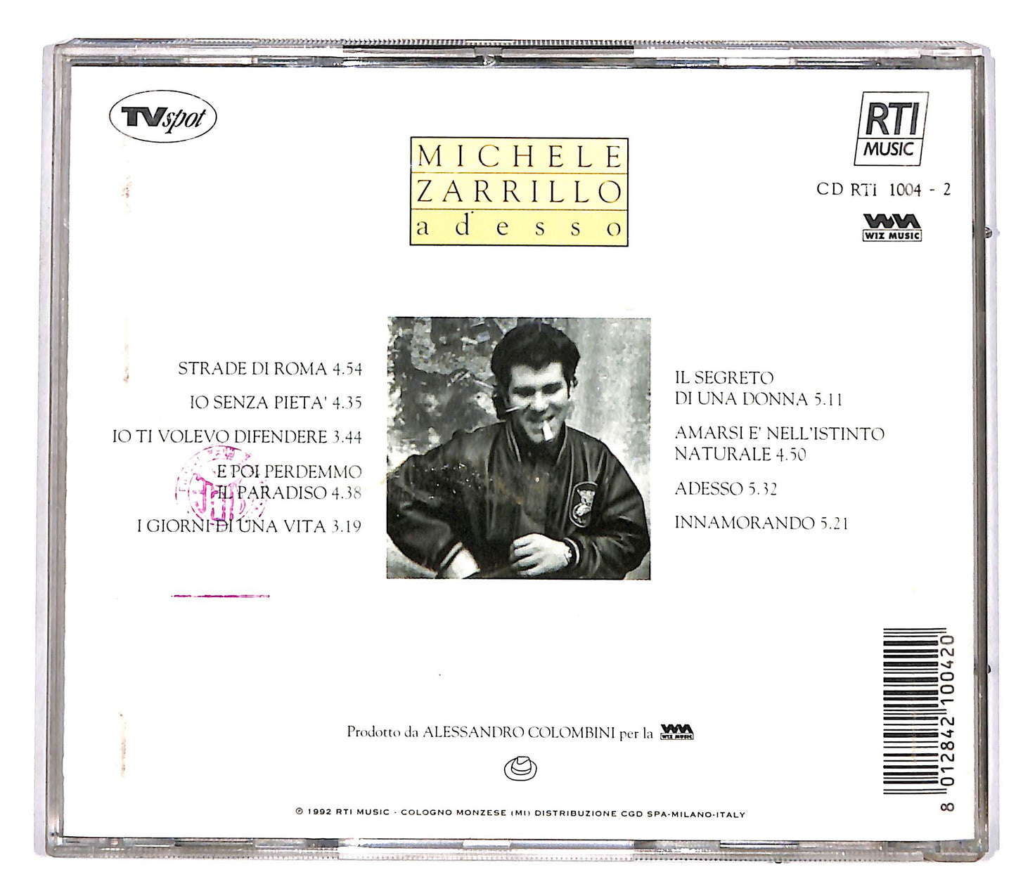 EBOND Michele Zarillo - Adesso CD CD036316