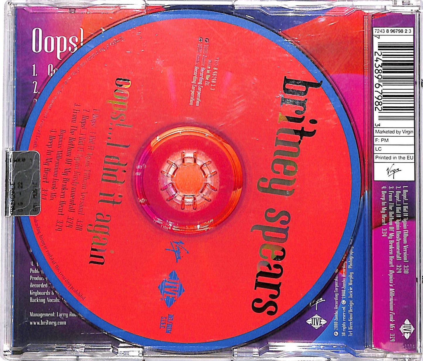 EBOND Britney Spears - Oops!...I Did It Again CD CD036325