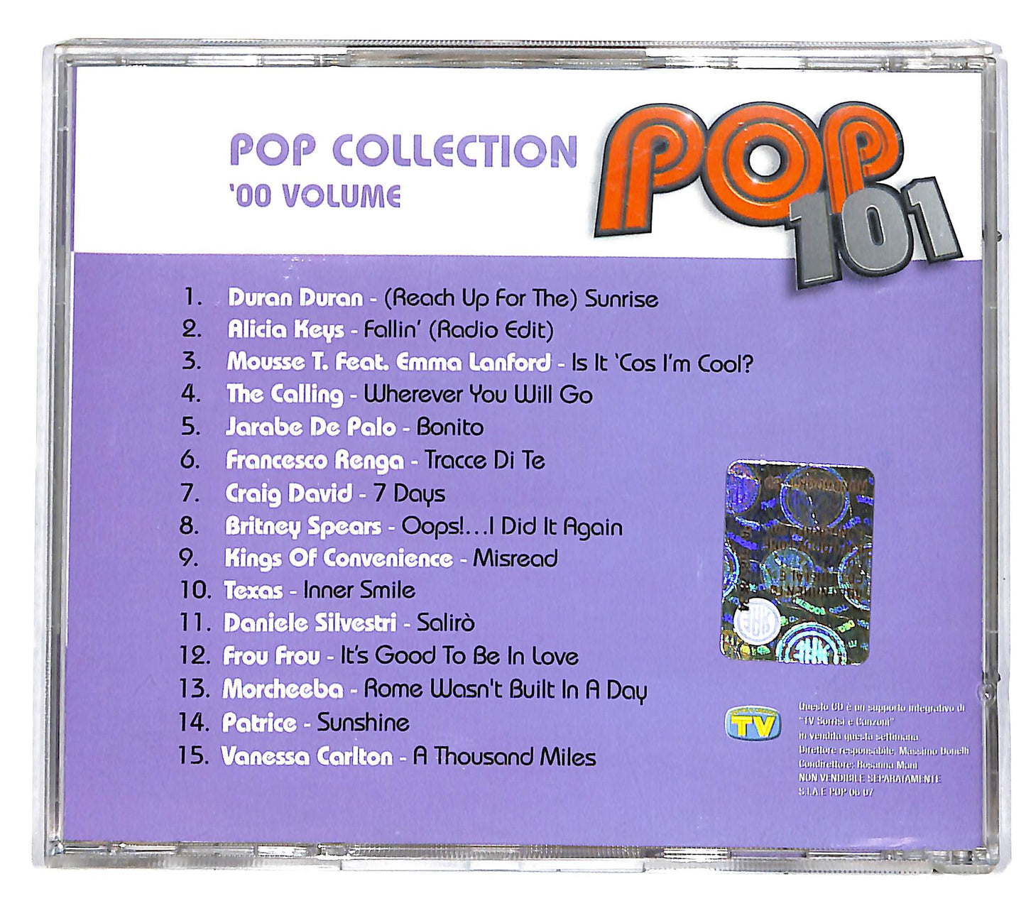 EBOND Various - Pop 101 '00 Volume EDITORIALE CD CD036421