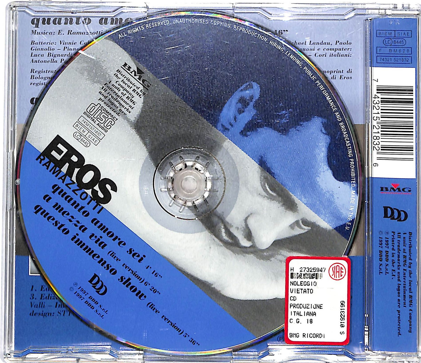 EBOND Eros Ramazzotti - Quanto Amore Sei CD CD036440