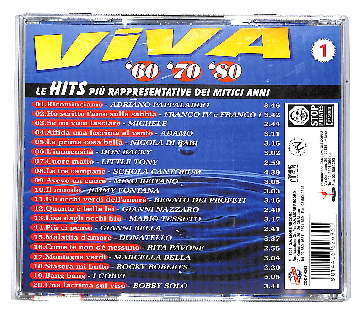 EBOND Variours- Viva '60 '70 '80 vol.1 EDITORIALE CD CD036443