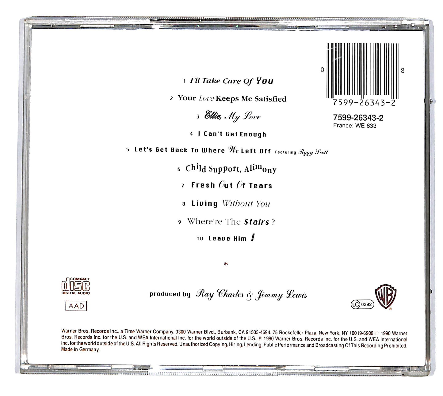 EBOND Ray Charles - Would You Believe ? CD CD036450