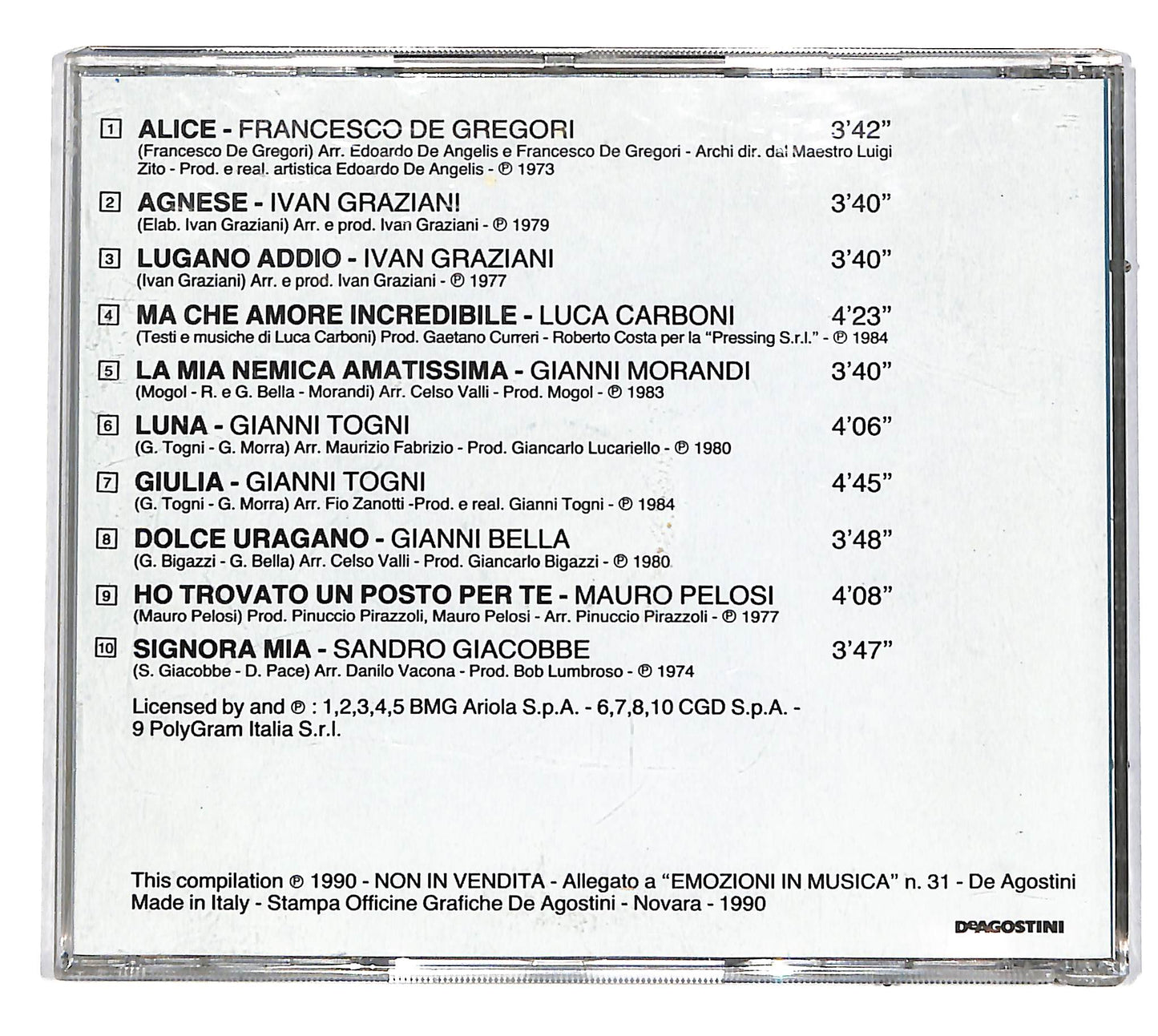 EBOND Various - Signora Mia EDITORIALE CD CD036460