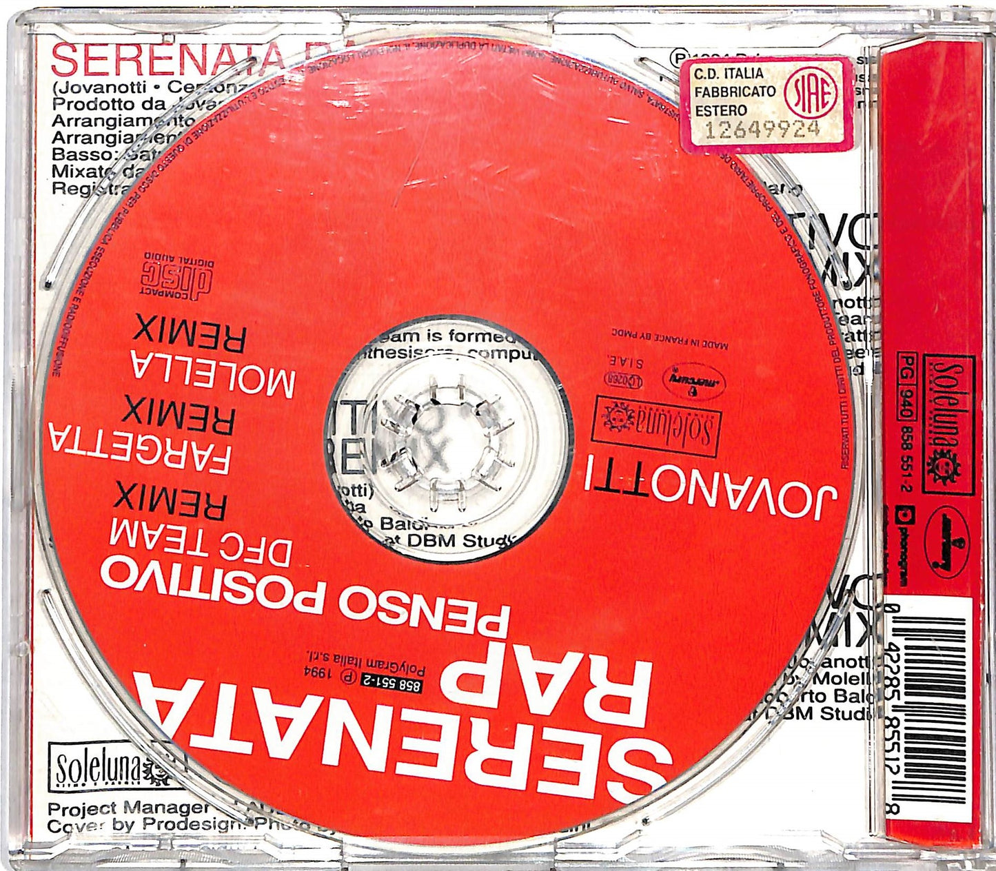 EBOND Jovanotti - Serenata Rap CD CD036715