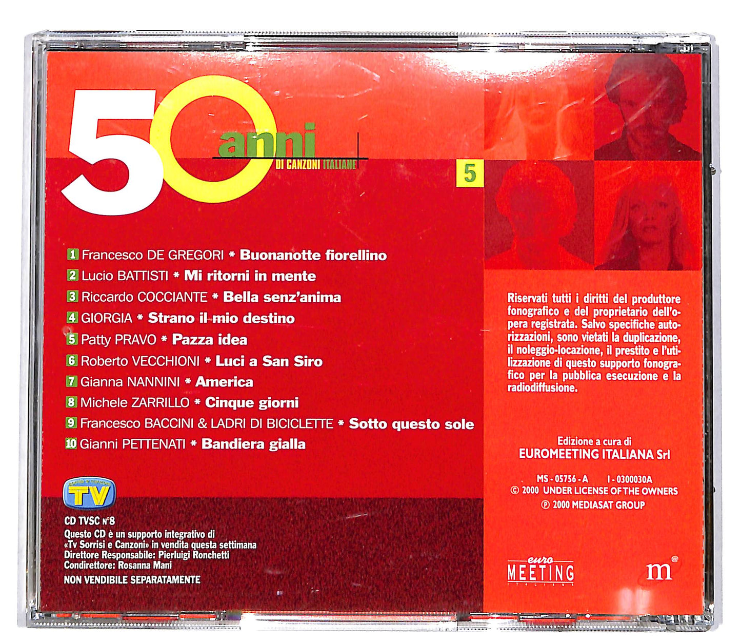 EBOND Various - 50 Anni Di Canzoni Italiane 5 EDITORIALE CD CD036765
