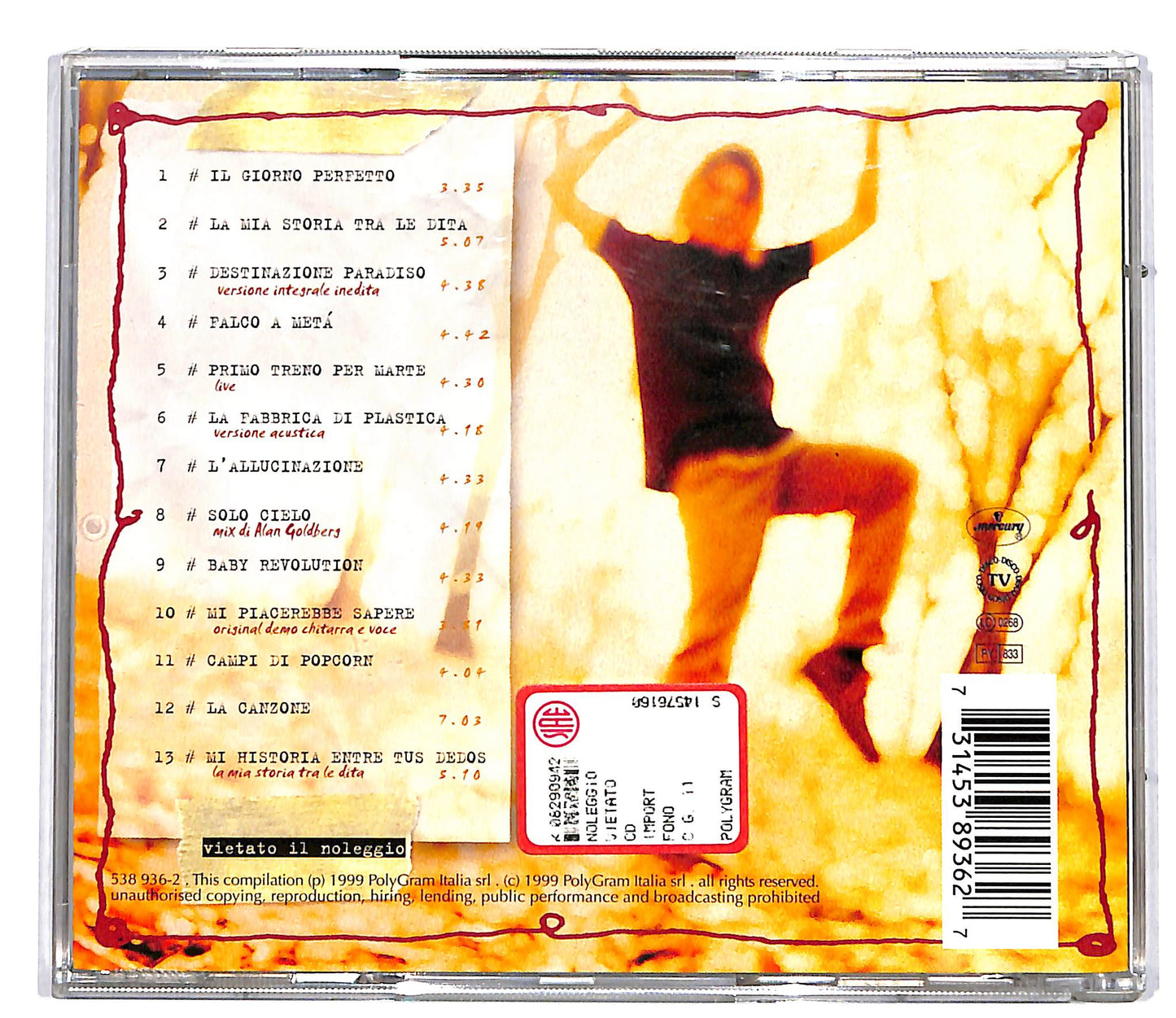 EBOND Gianluca Grignani - Il Giorno Perfetto CD CD036814