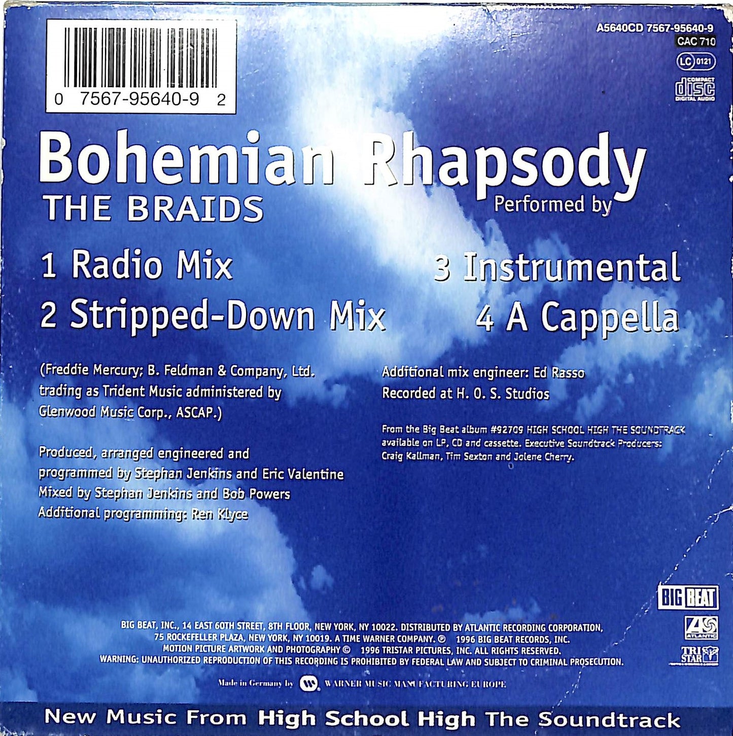 EBOND The Braids - Bohemian Rhapsody CD CD036929