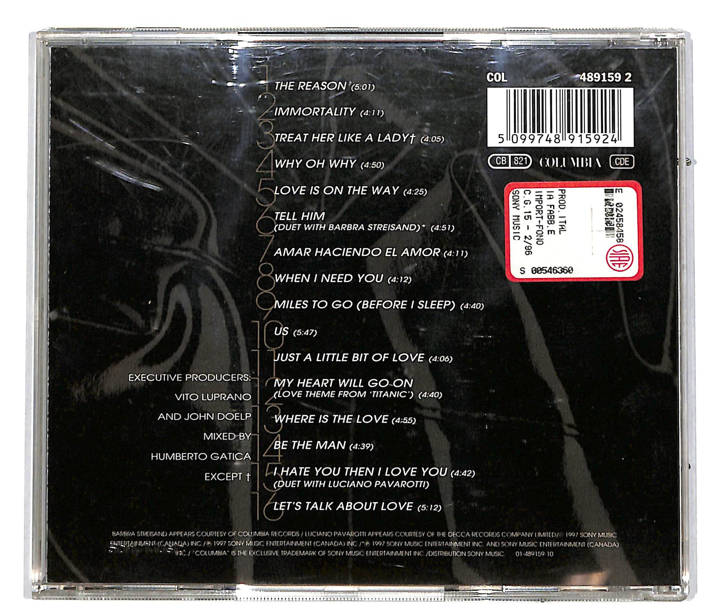 EBOND Celine Dion - Let's Talk About Love CD CD036931