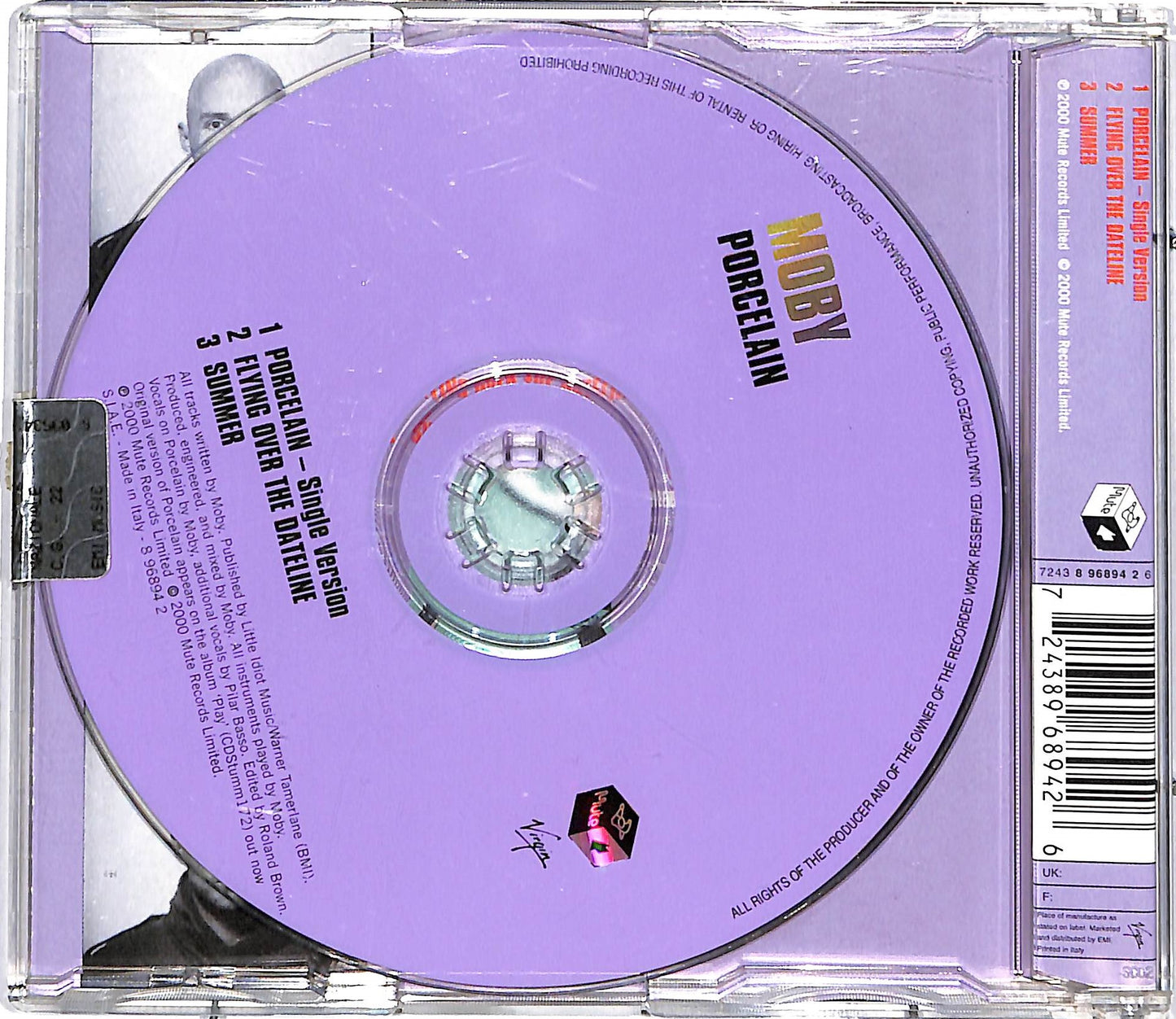 EBOND Moby - Porcelain CD CD036951