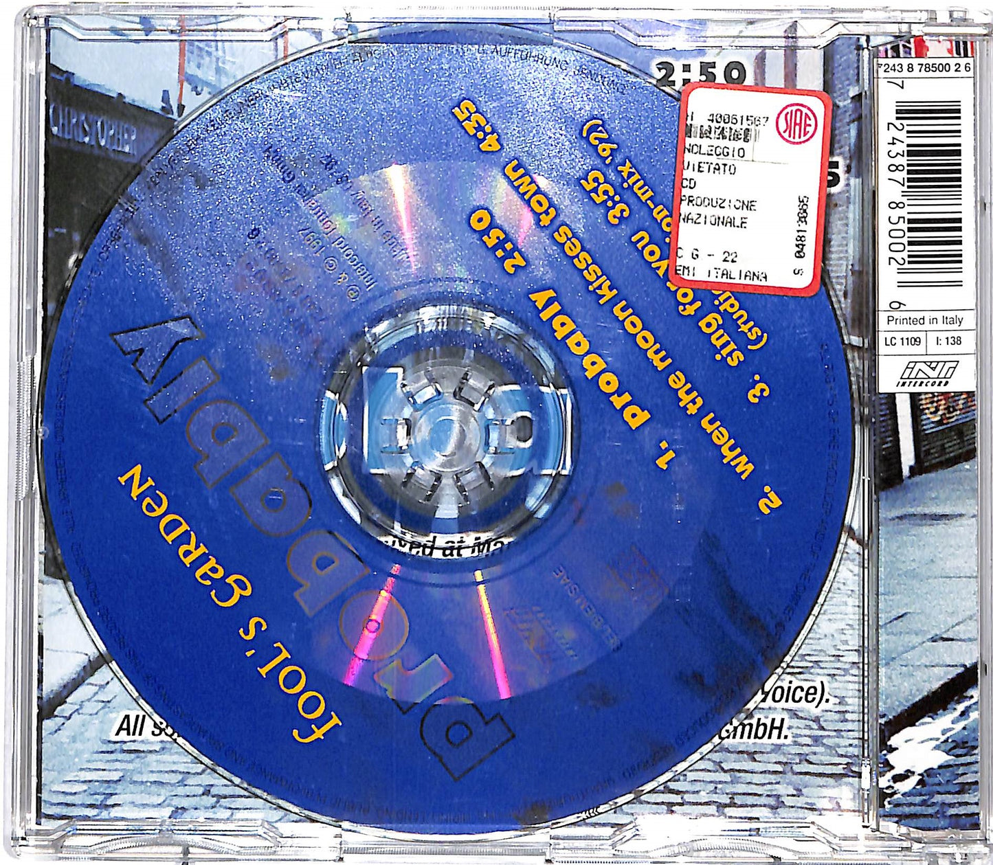 EBOND Fool's Garden - Probably CD CD036953