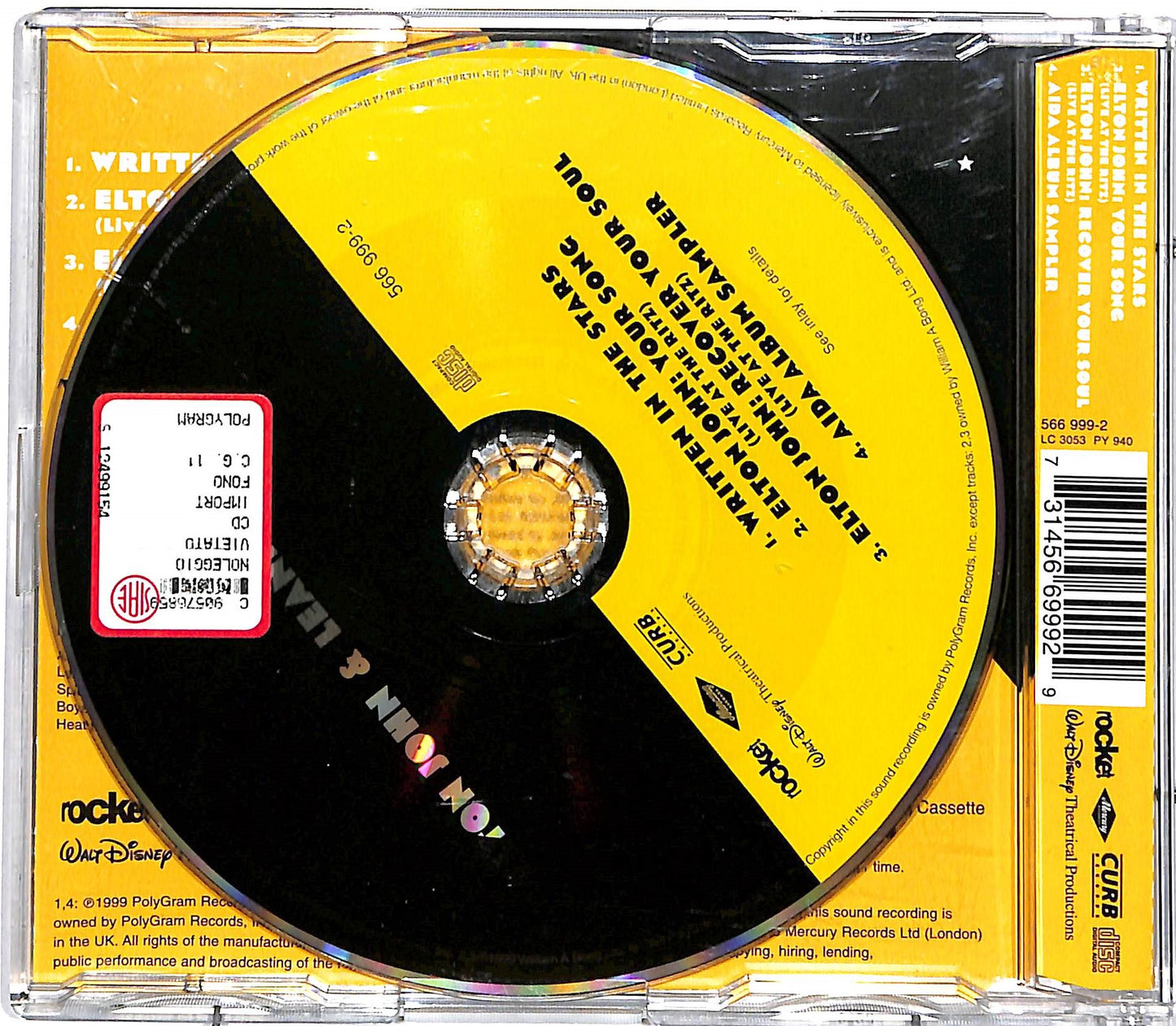 EBOND Elton John & LeAnn Rimes - Written In The Stars CD CD036964