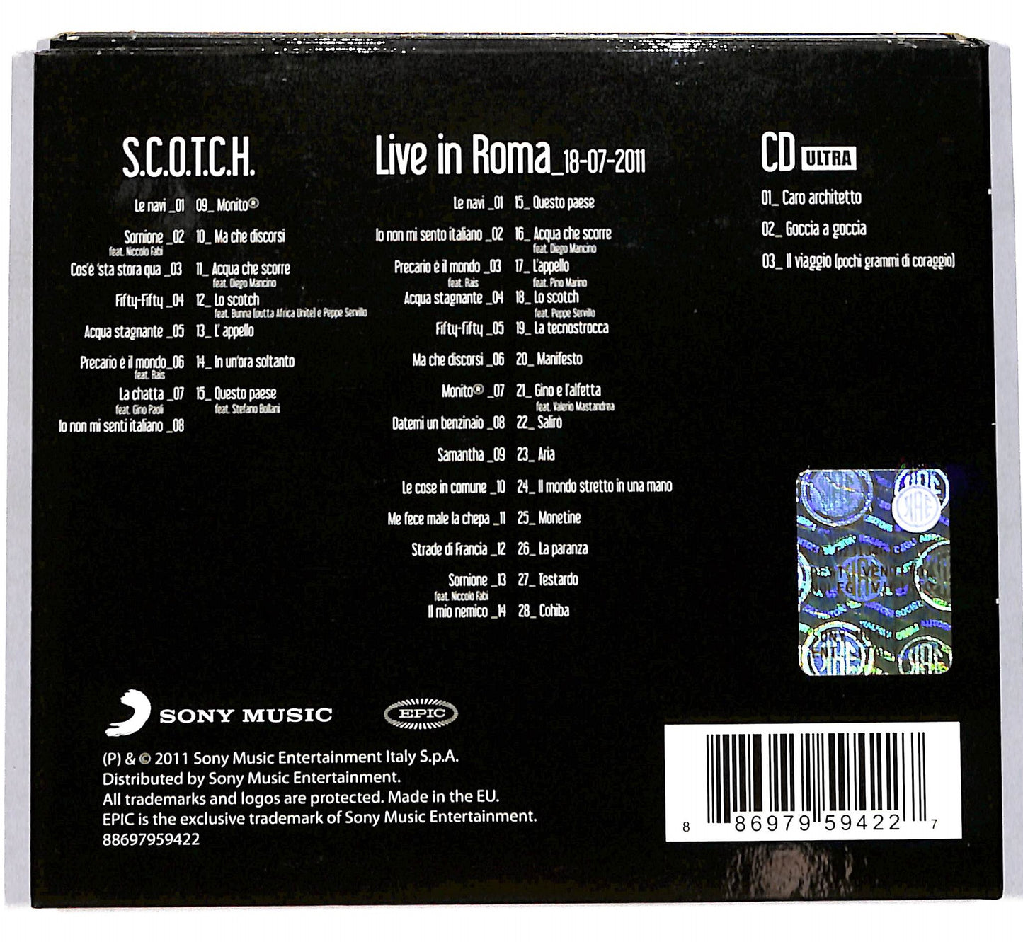 EBOND Daniele Silvestri - S.C.O.T.C.H. Ultra+DVD CD CD037117