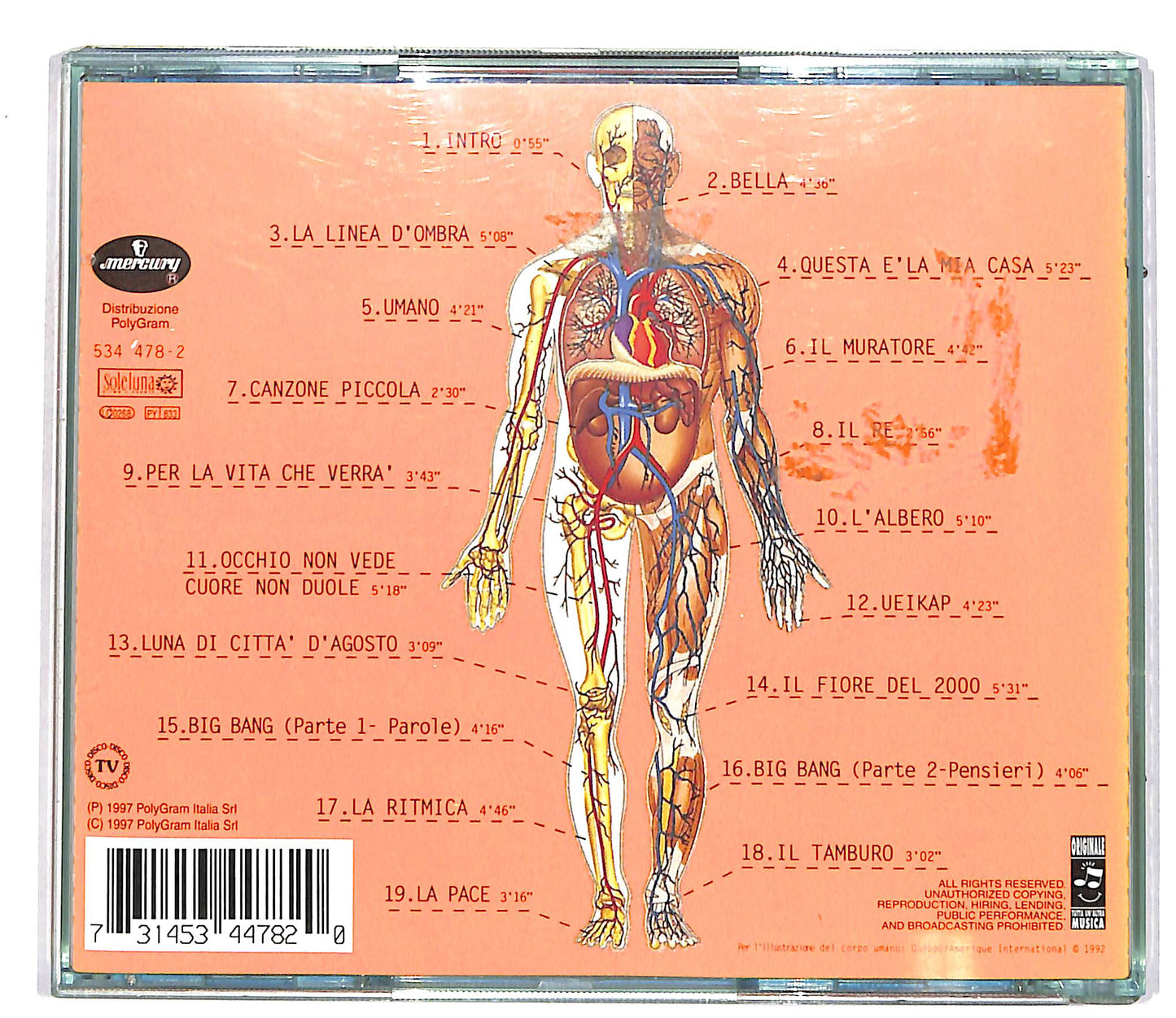 EBOND Jovanotti - Lorenzo 1997 - L'Albero CD CD037126