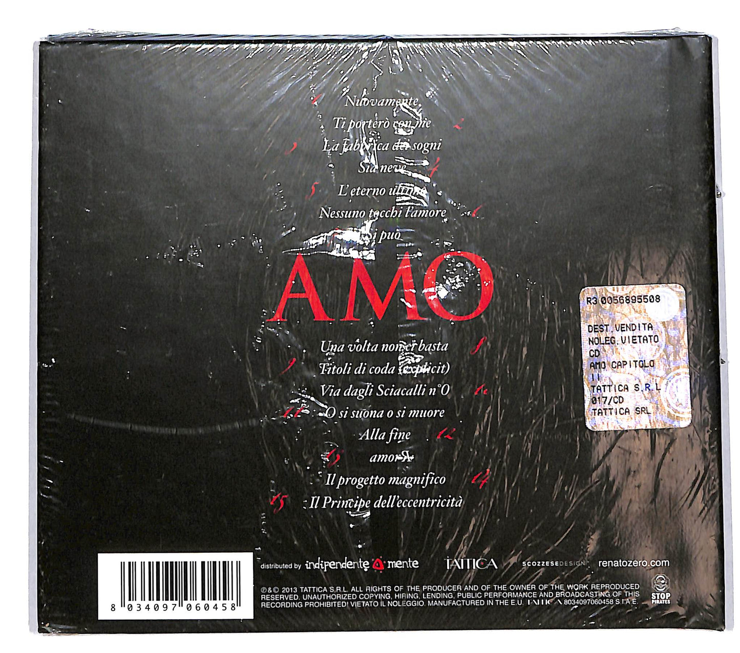 EBOND Renato Zero - Amo - Capitolo II CD CD037215