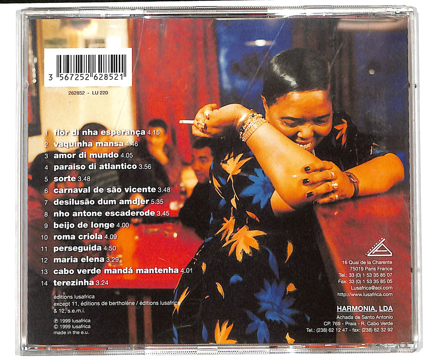 EBOND Cesaria Evora - Cafe Atlantico CD CD037414