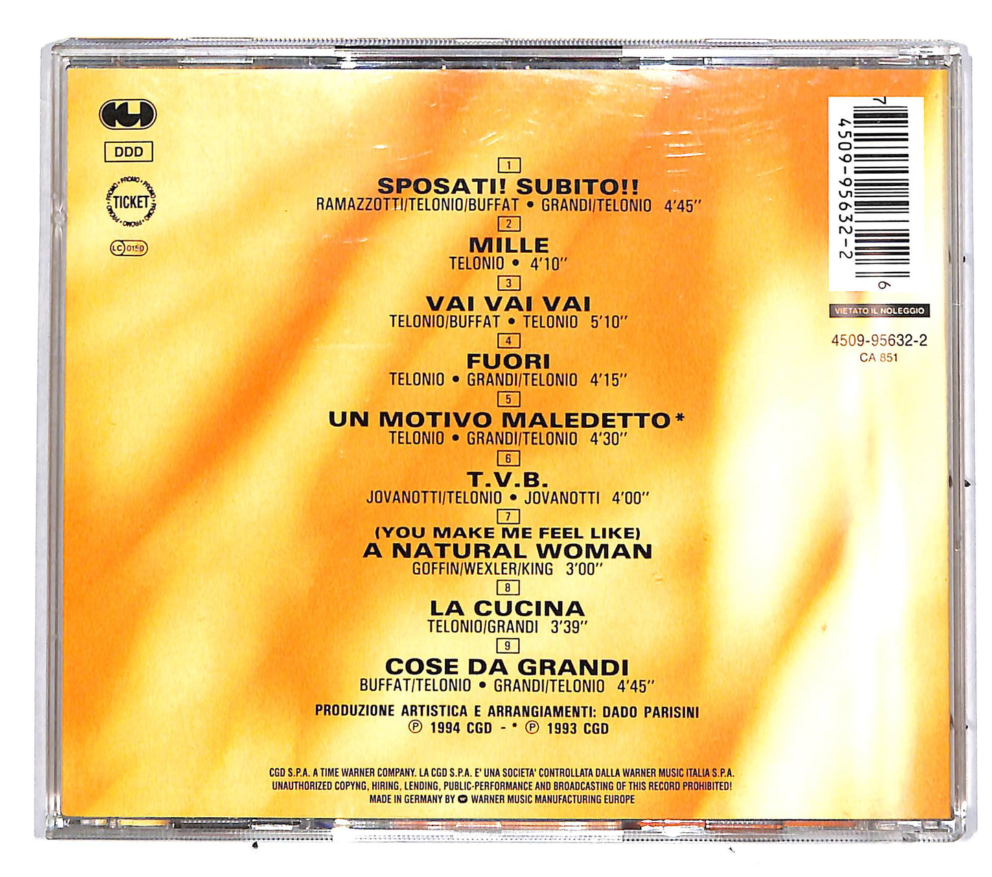 EBOND Irene Grandi - Irene Grandi CD CD037601