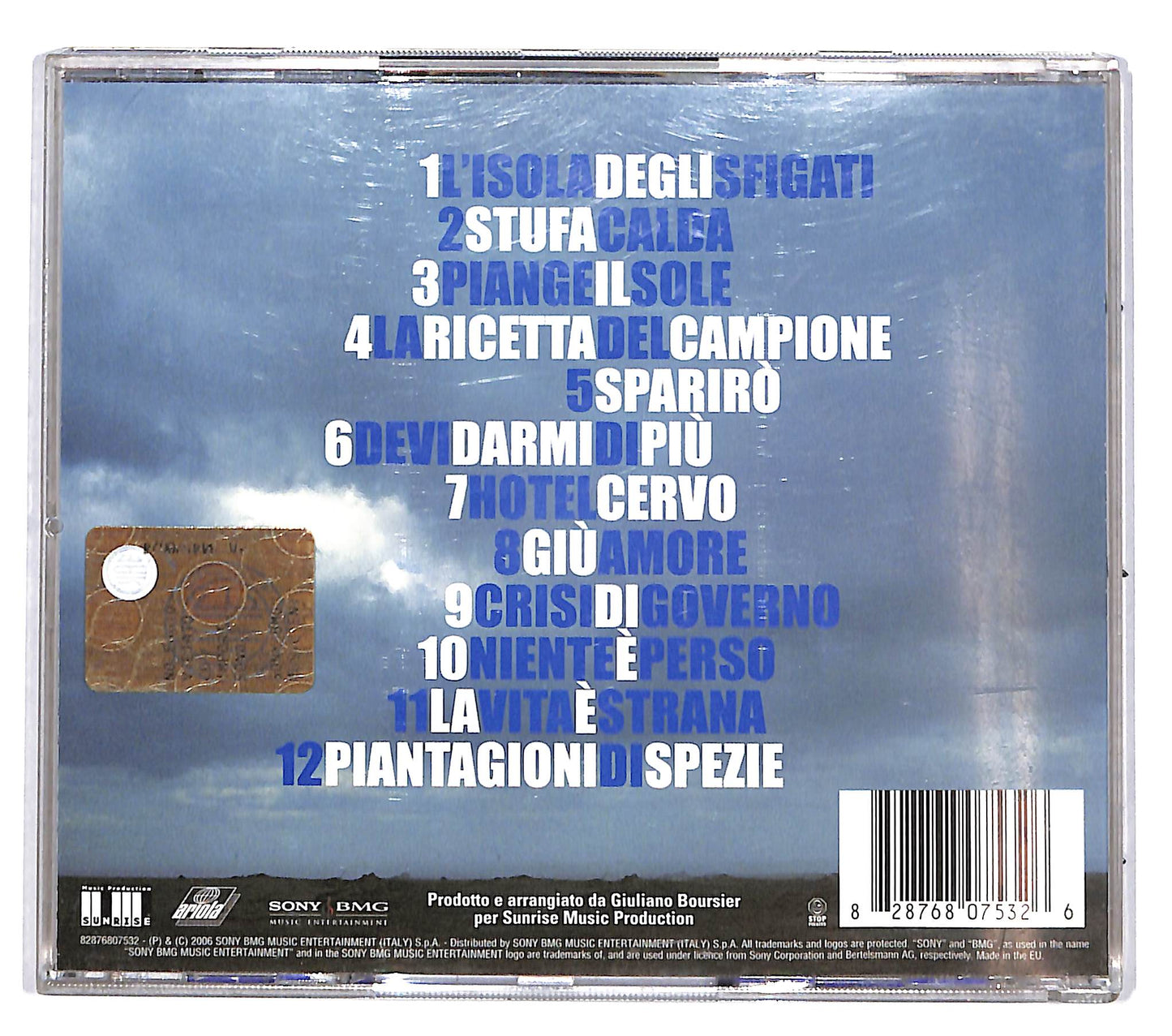 EBOND Luca Dirisio - La Vita E Strana CD CD037628