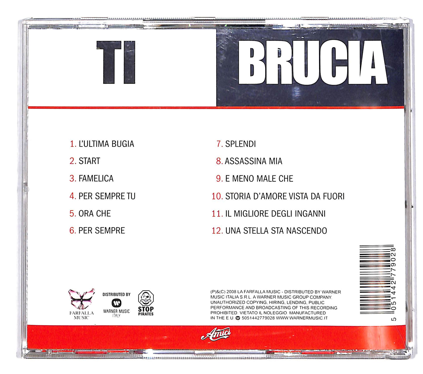 EBOND Various - Amici - Ti Brucia CD CD037661