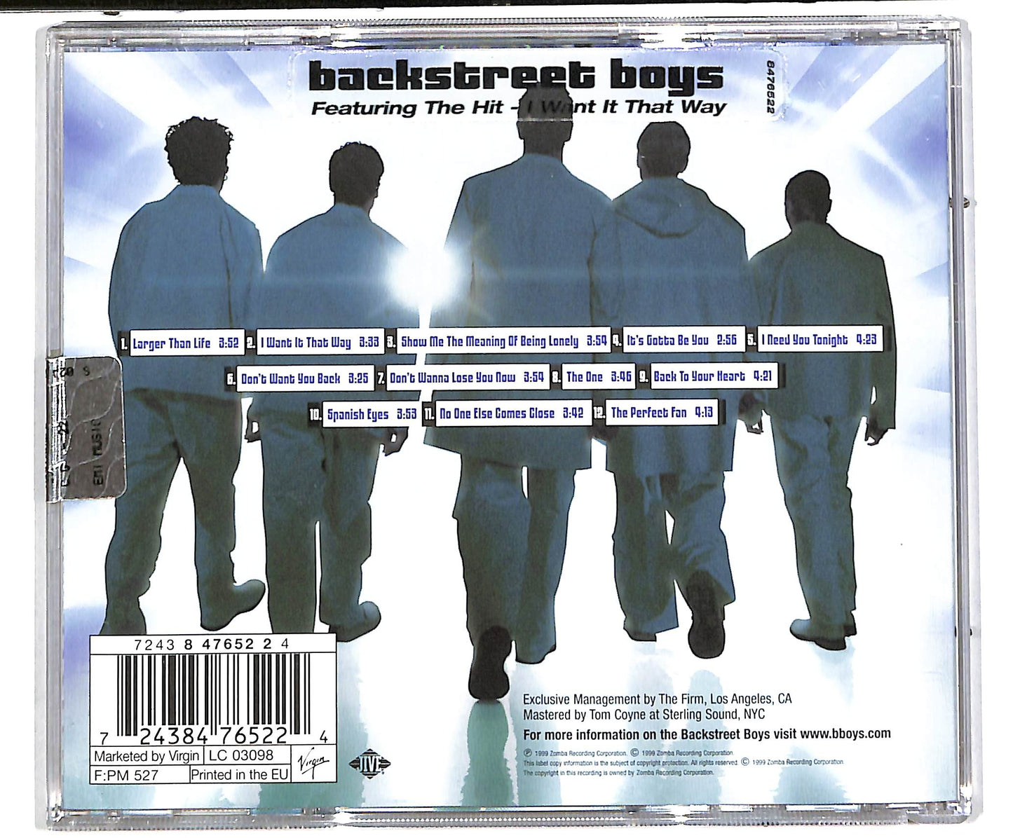 EBOND Backstreet Boys - Millennium CD CD037707