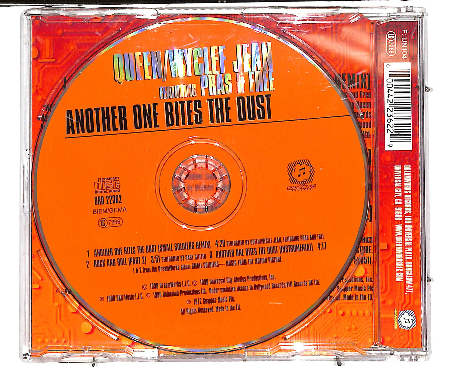 EBOND Queen / Wyclef Jean Featuring Pras* & Free (2) - Another One Bites The Dust CD CD037754