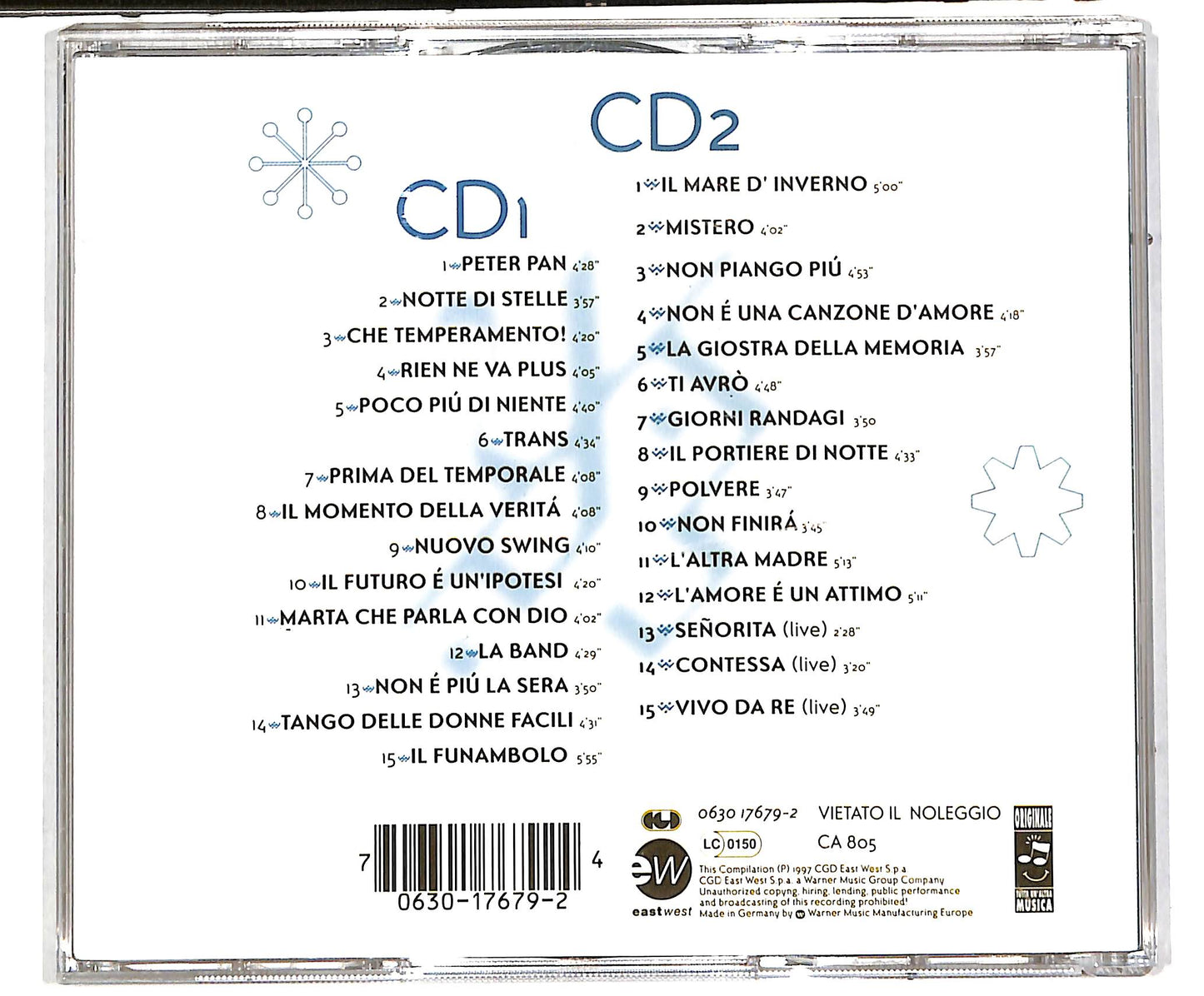 EBOND Enrico Ruggeri - Antologia (Millenovecentottantuno - Millenovecentonovantasei) CD CD037818