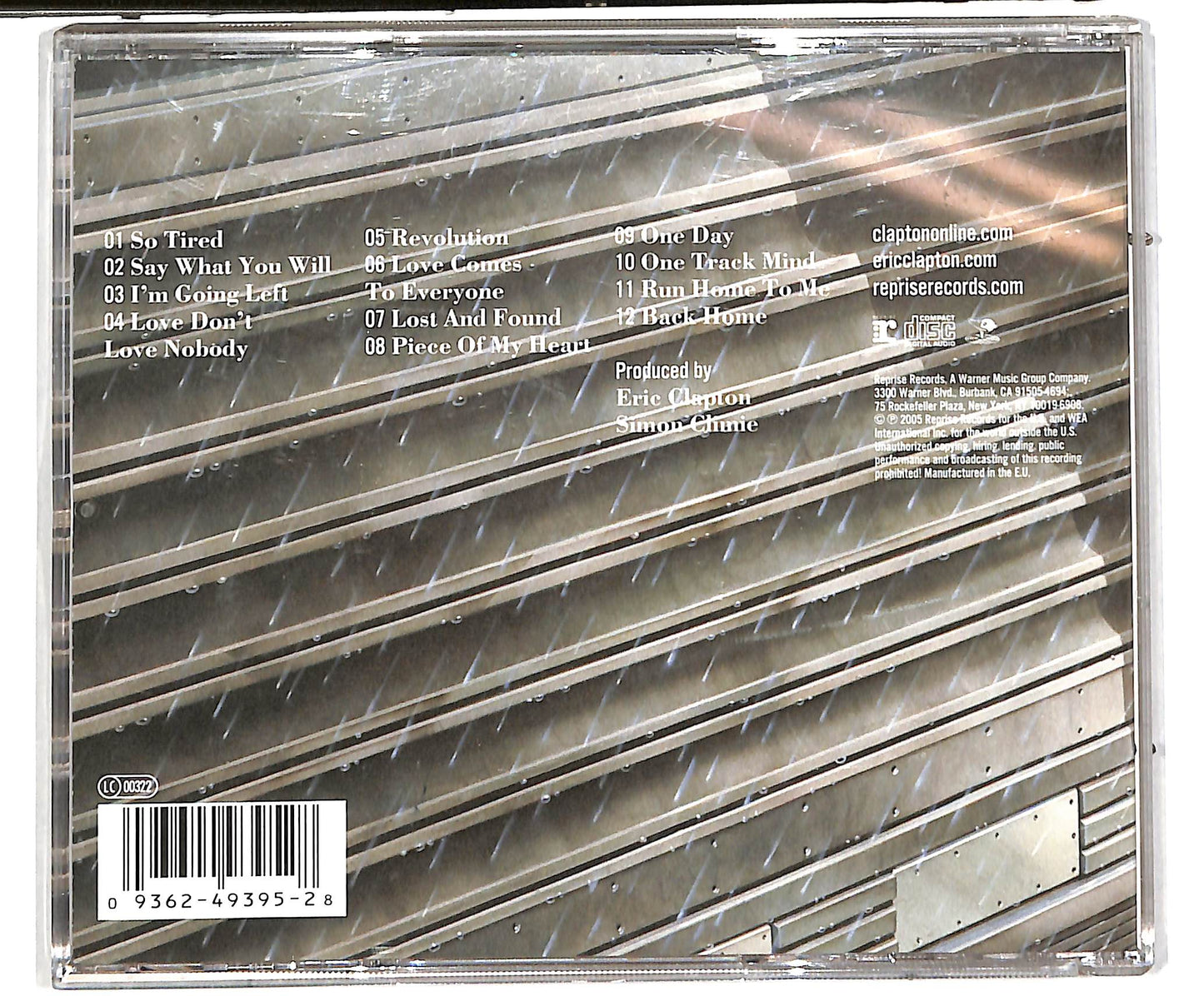 EBOND Eric Clapton - Back Home CD CD037820