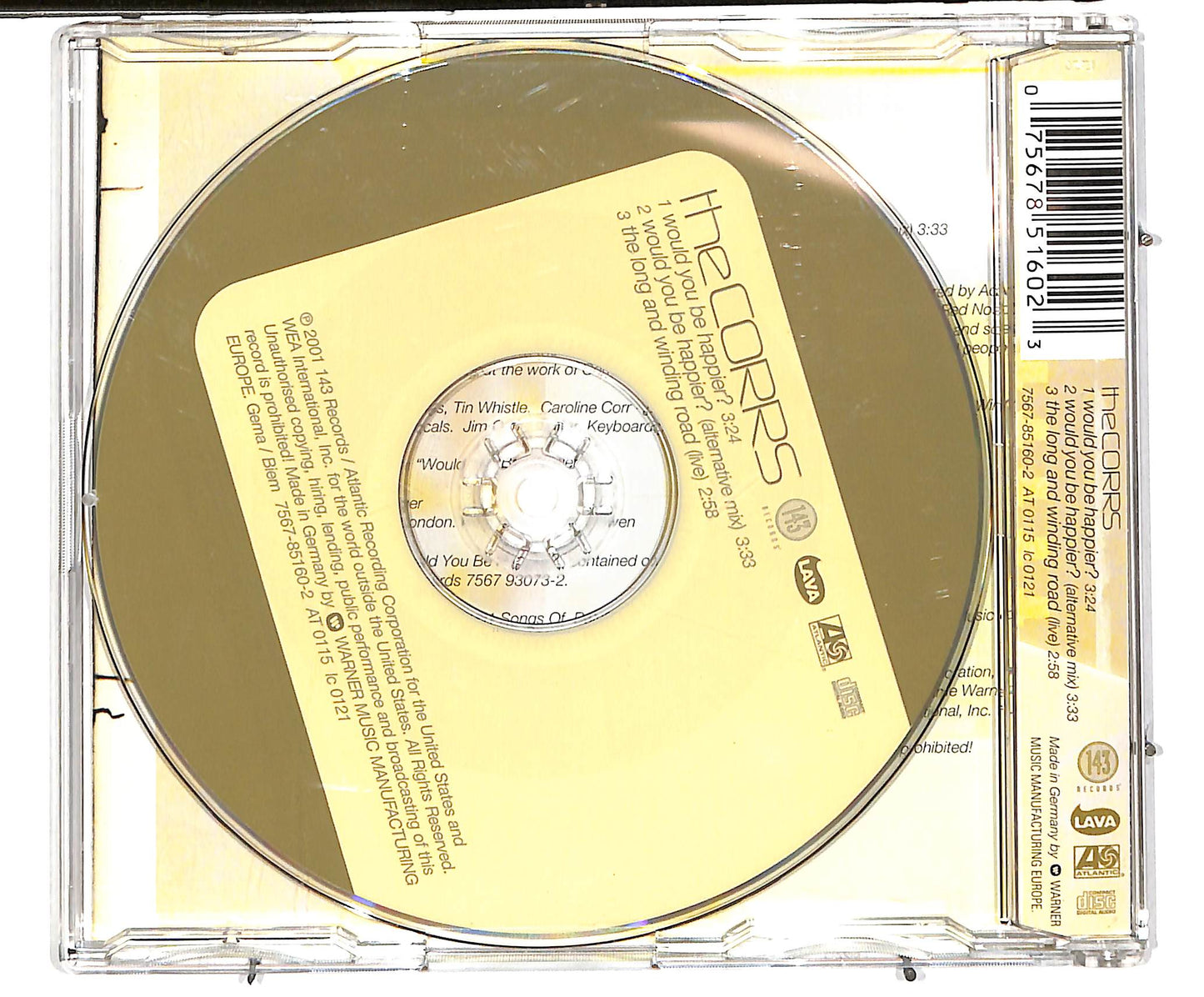 EBOND The Corrs - Would You Be Happier? CD CD037821