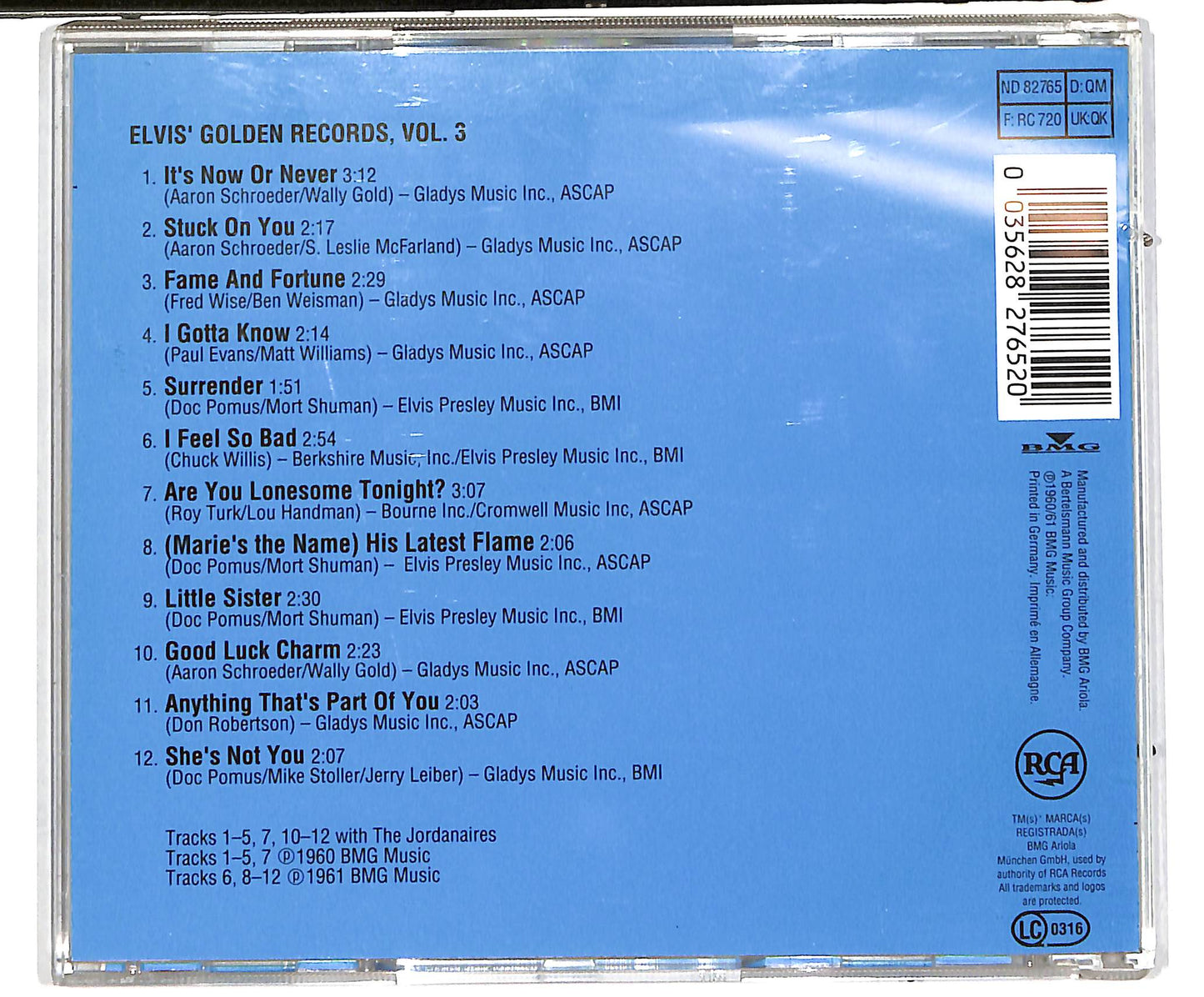 EBOND Elvis Presley - Elvis' Golden Records, Vol.3 CD CD037829