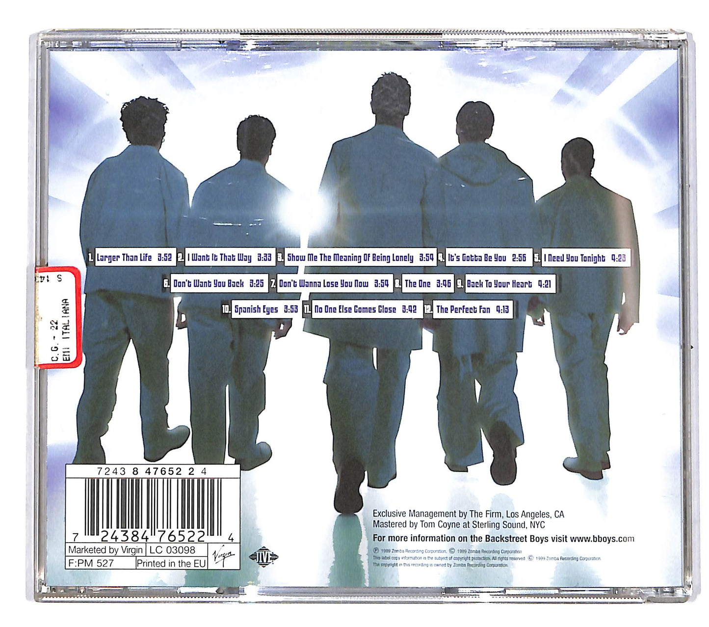 EBOND Backstreet Boys - Millennium CD CD037937