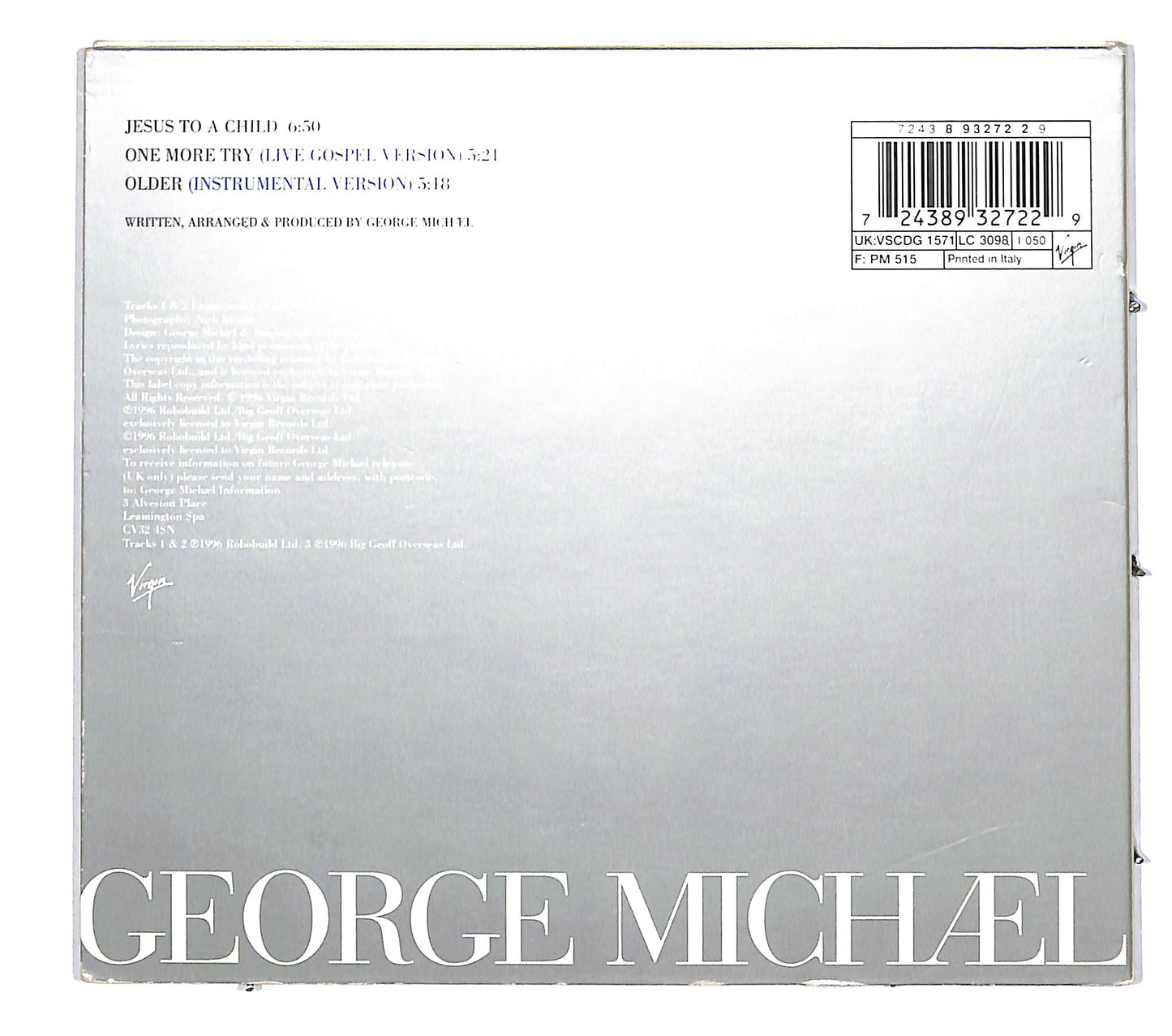 EBOND George Michael - Jesus To A Child CD CD037942