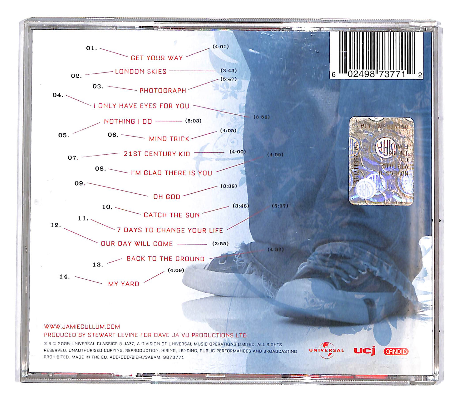 EBOND Jamie Cullum - Catching Tales CD CD037948