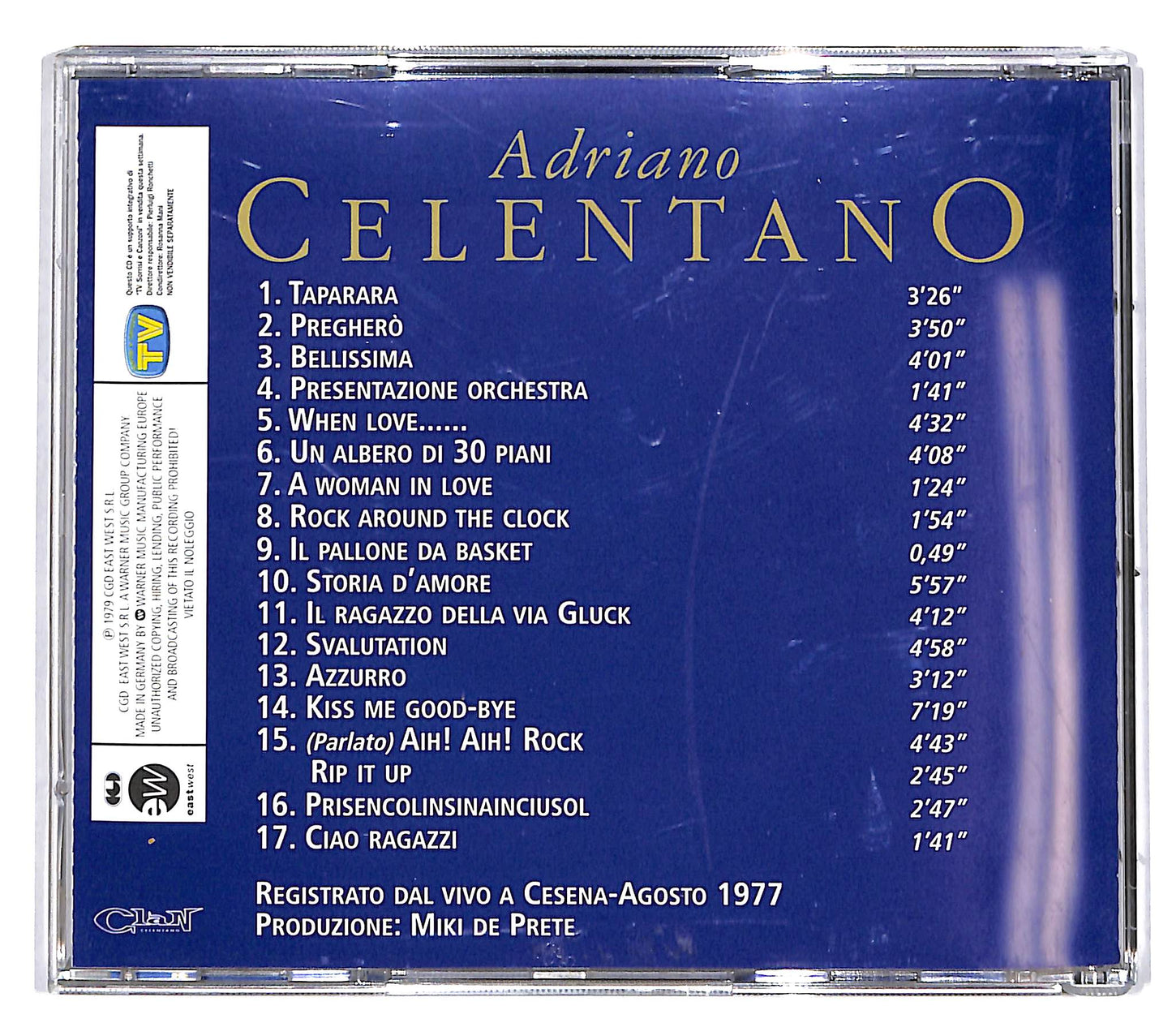 EBOND Adriano Celentano - Il Concerto Di Adriano EDITORIALE CD CD037950