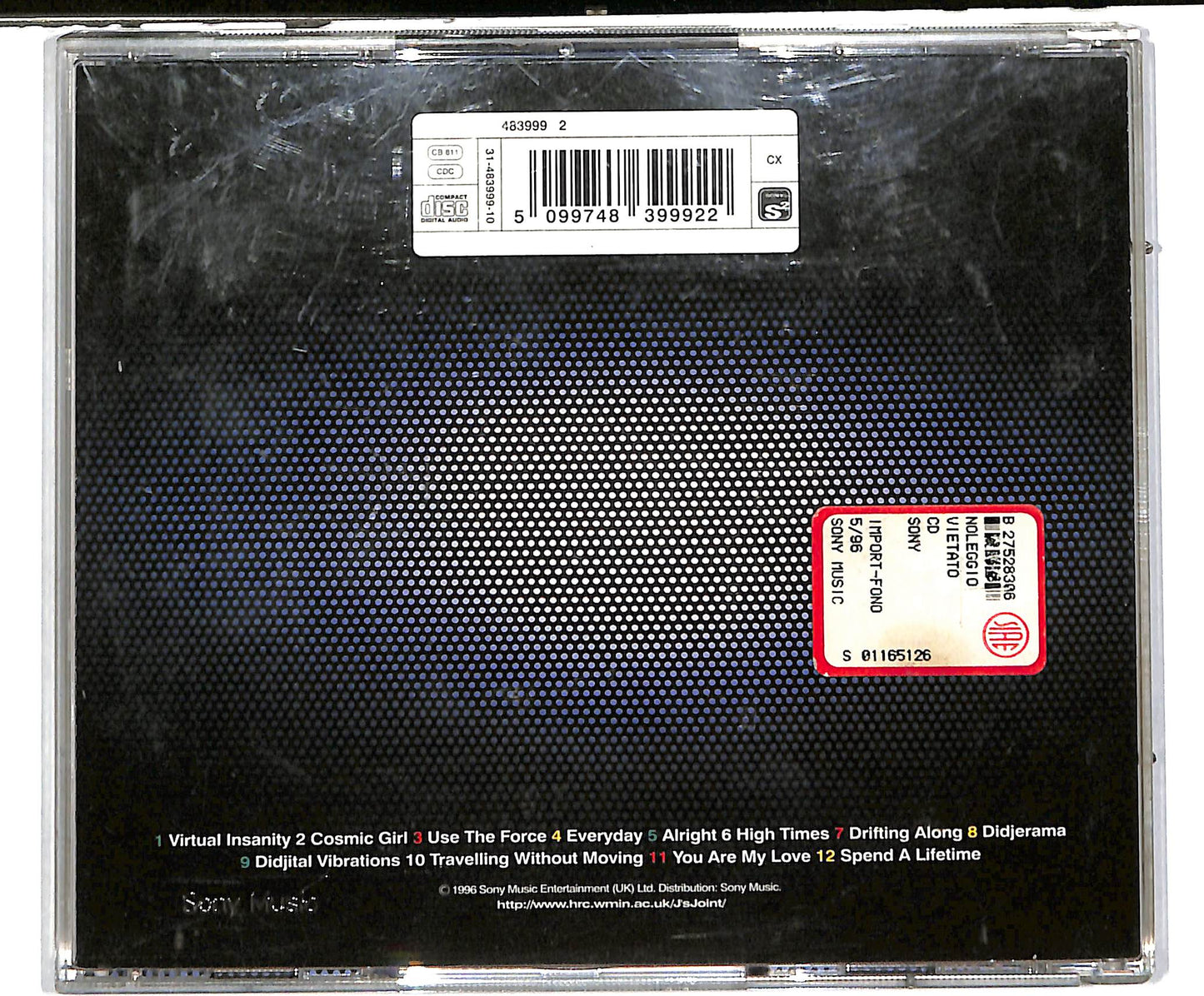 EBOND Jamiroquai - Travelling Without Moving CD CD038107