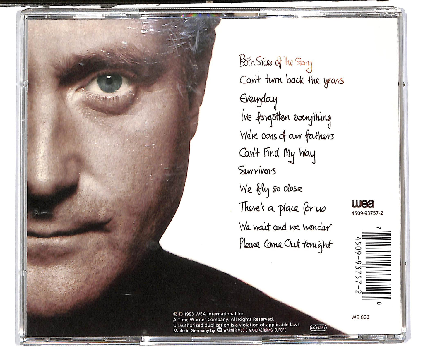 EBOND Phil Collins - Both Sides CD CD038142