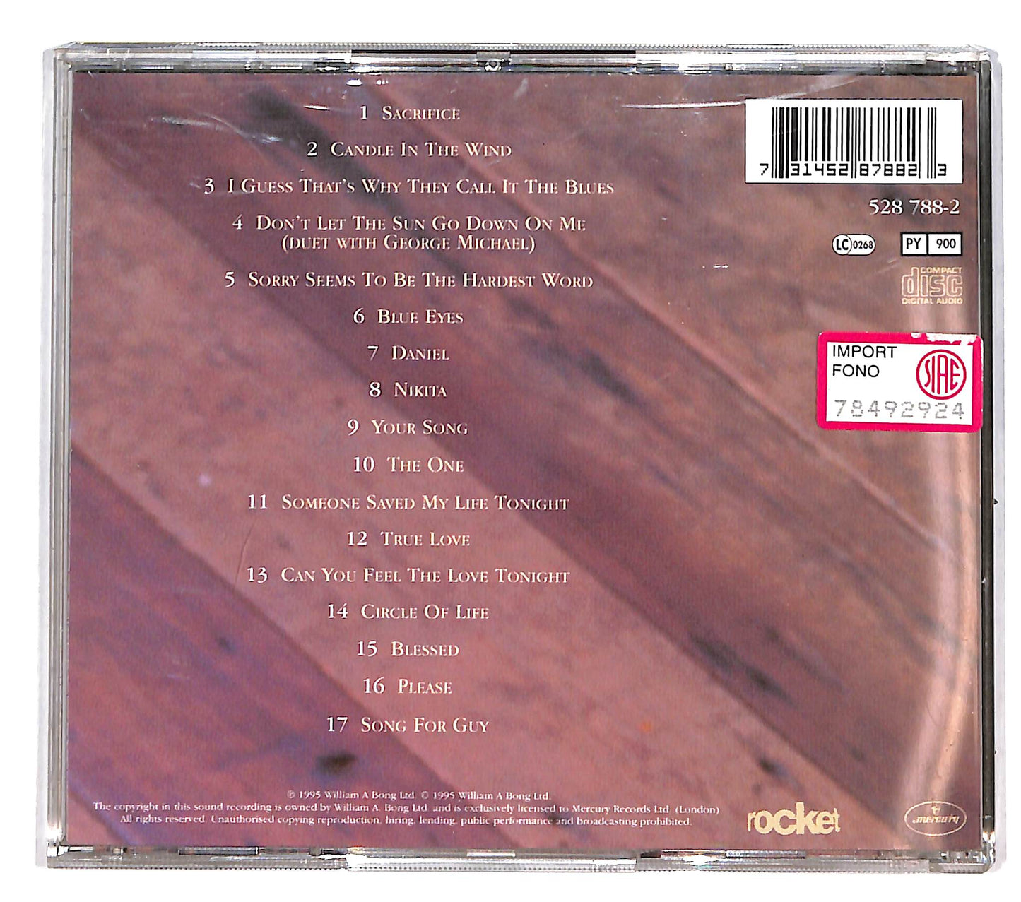 EBOND Elton John - Love Songs CD CD038215