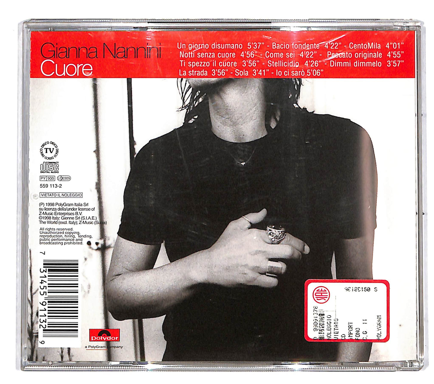 EBOND Gianna Nannini - Cuore CD CD038251