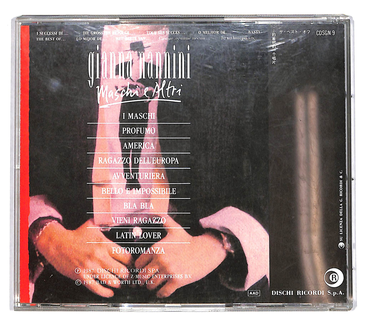 EBOND Gianna Nannini - Maschi E Altri CD CD038258