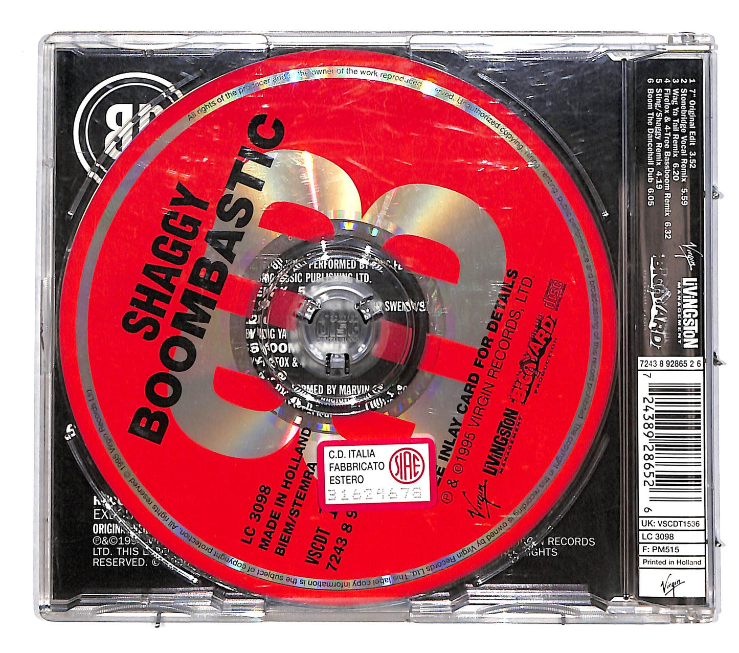 EBOND Shaggy - Boombastic (Remix Versions) CD CD038260