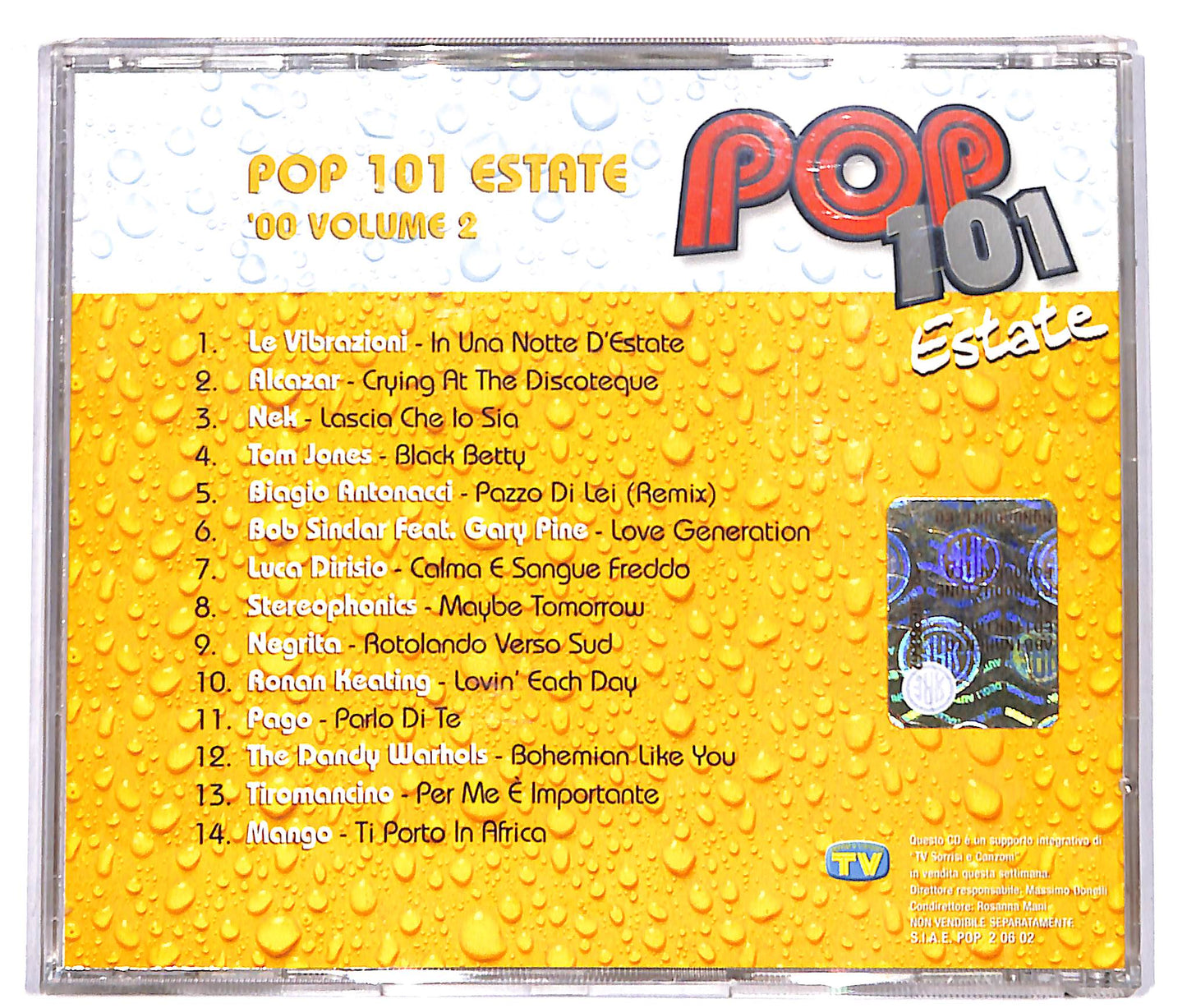 EBOND Various - Pop 101 Estate '00 Vol. 2 CD CD038305