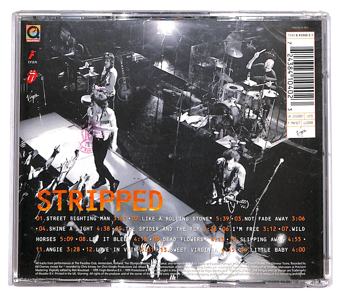 EBOND The Rolling Stones - Stripped CD CD038326