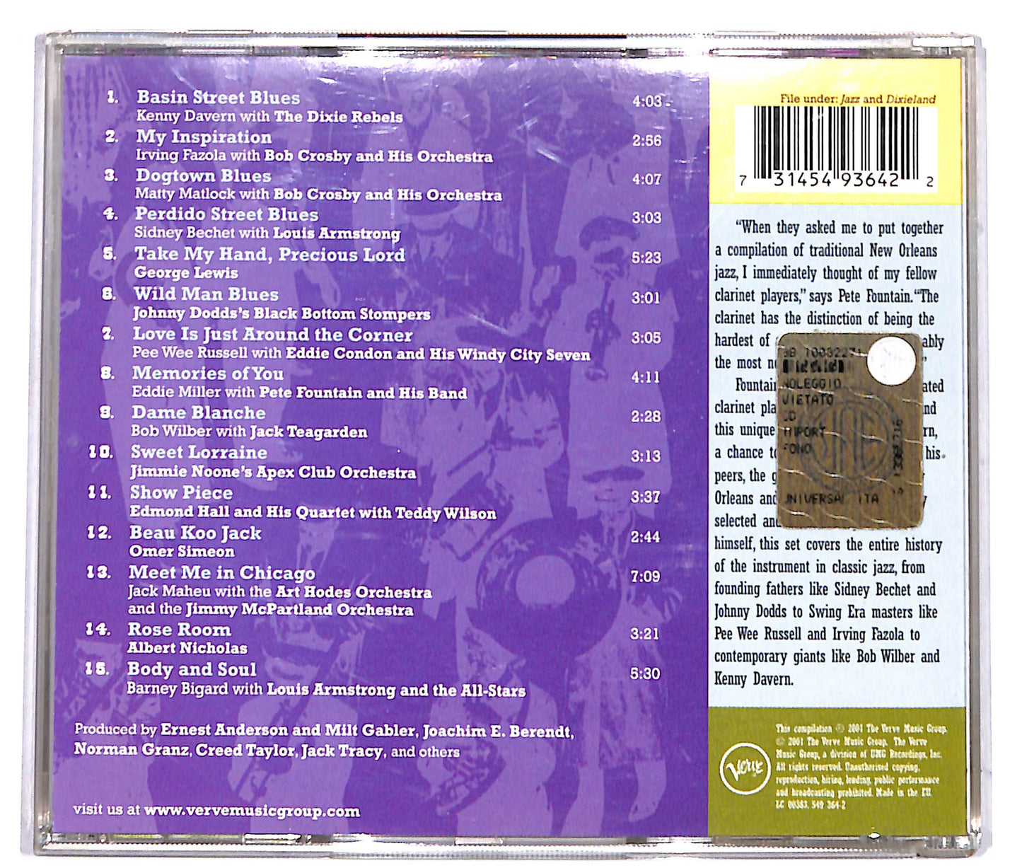 EBOND Various - Pete Fountain Presents The Best Of Dixieland CD CD038343