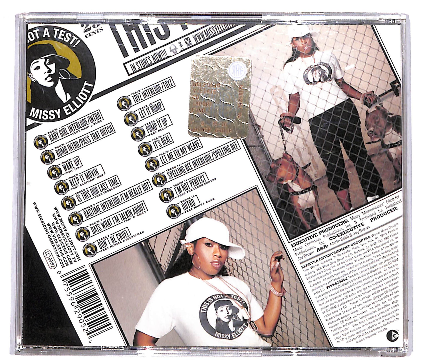 EBOND Missy Elliott - This Is Not A Test! CD CD038355