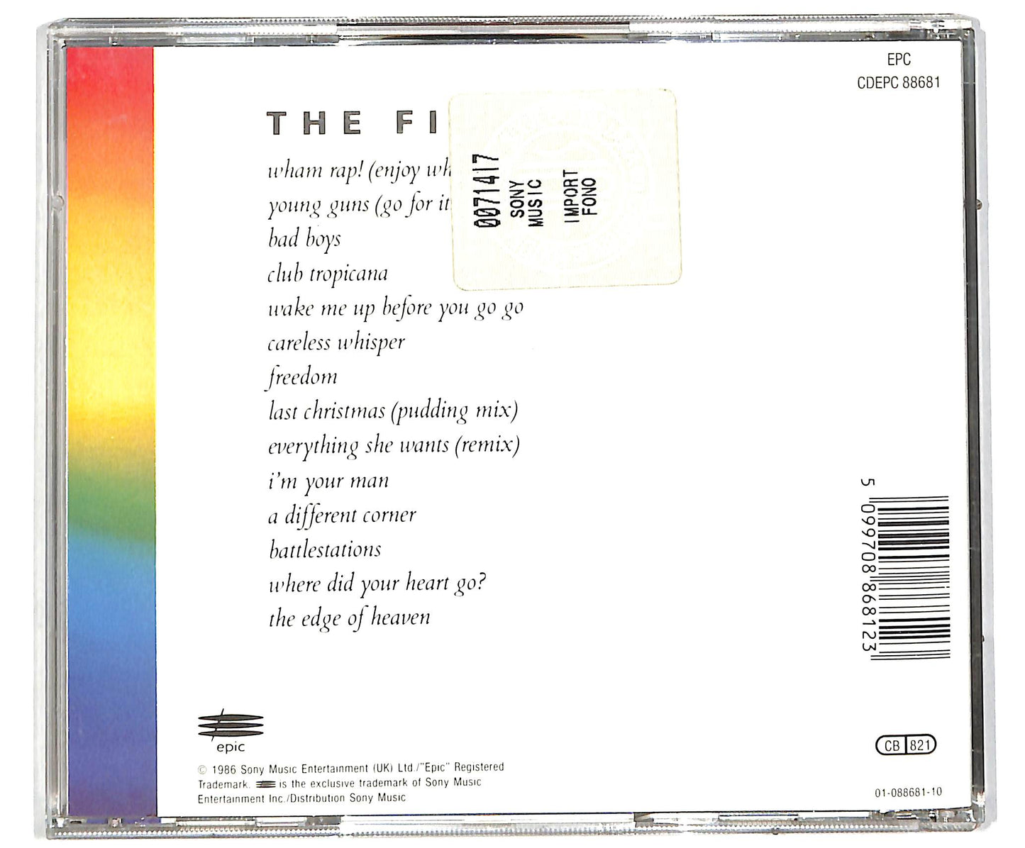 EBOND Wham! - The Final CD CD038452